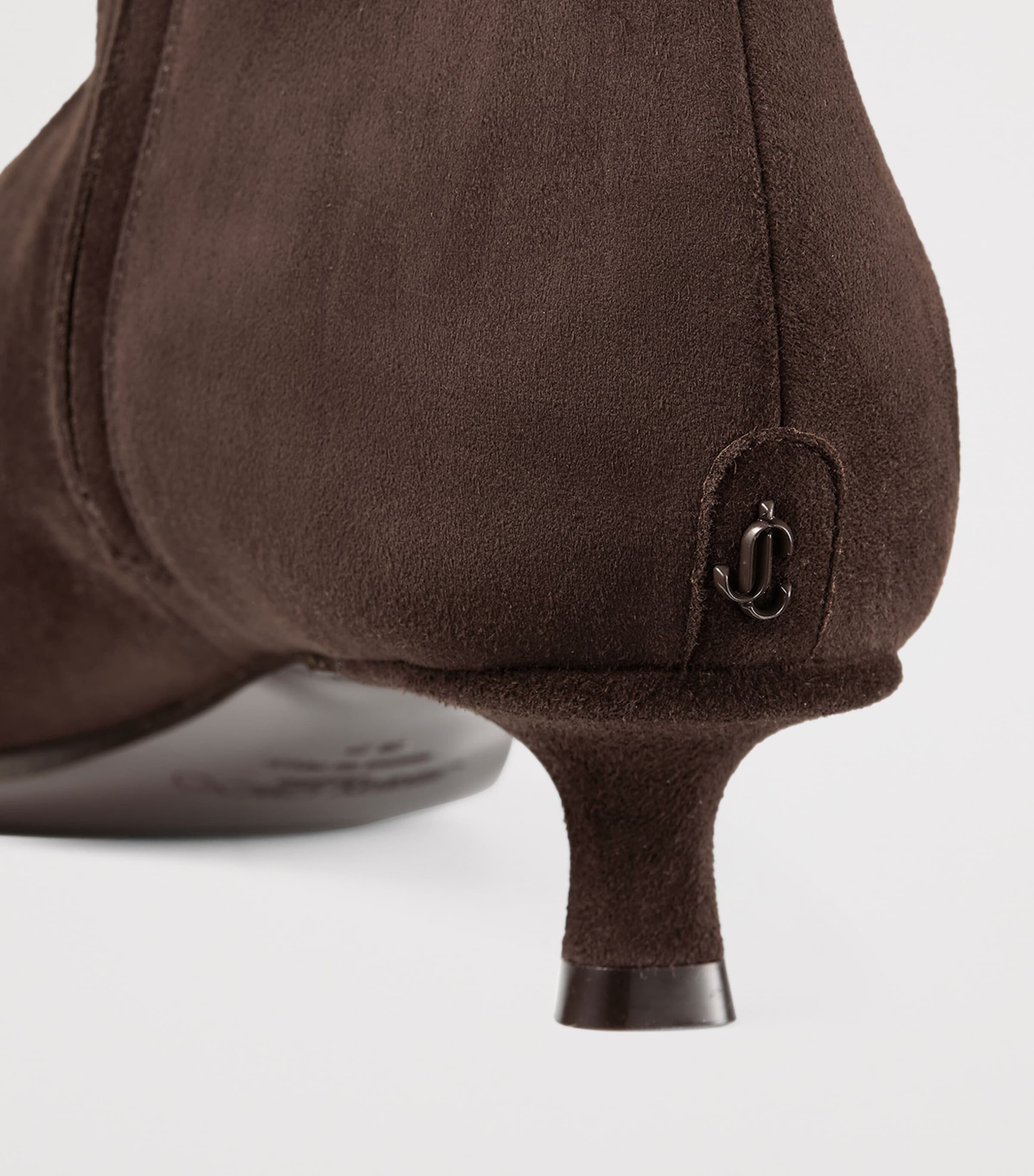 Lory 35 Suede Ankle Boots CHOCOLATE Image 4