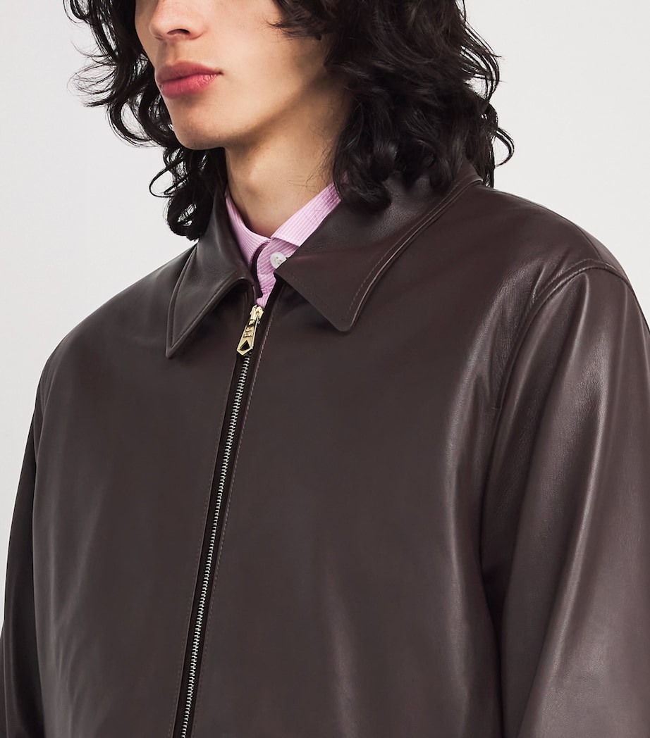 Nappa Leather Jacket BROWN-69A Image 6