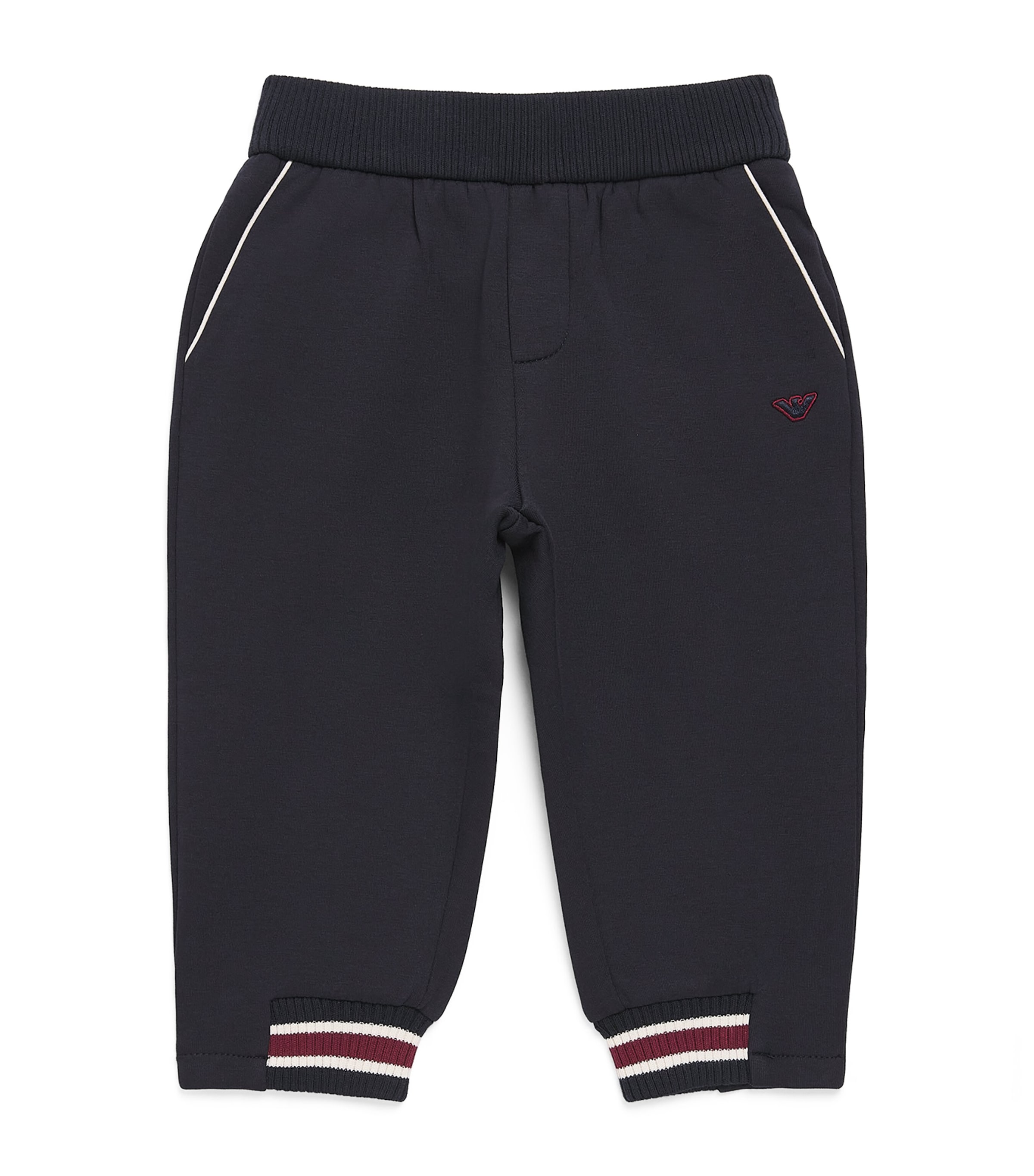 Emporio Armani Kids Cotton-Blend Sweatpants (6-36 Months) Iconico Blu Ea Image 1