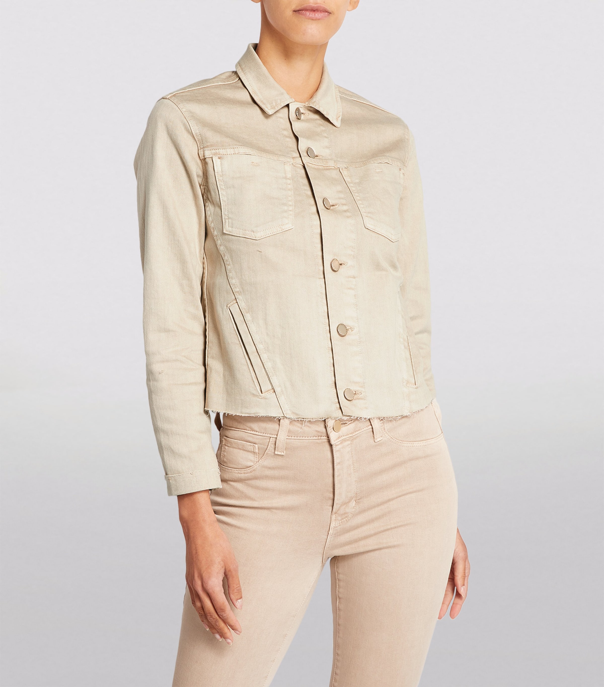 Janelle Denim Jacket BISCUIT Image 2