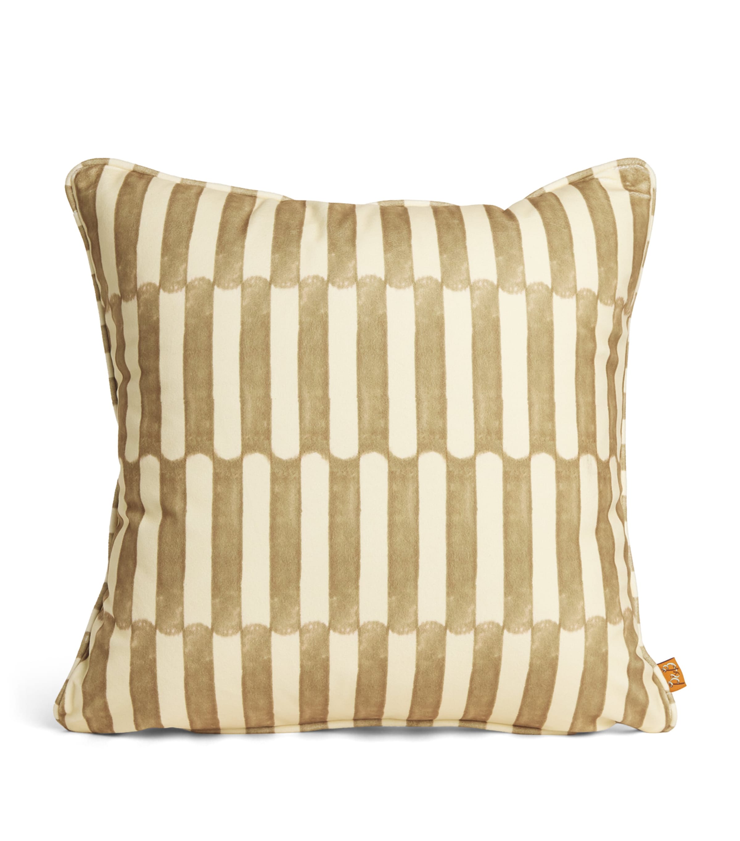 Poodle & Blonde Piped Glaze Cushion