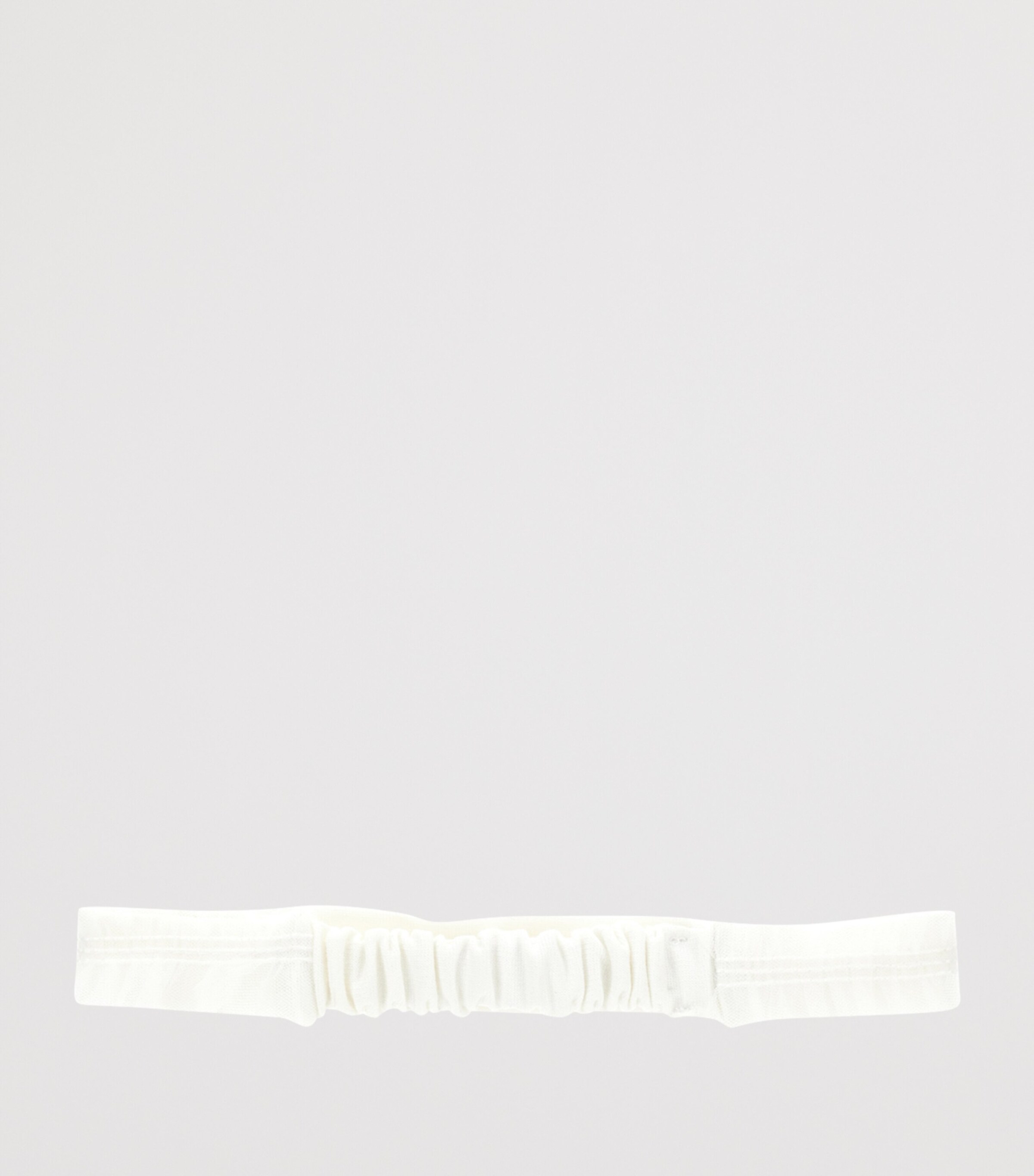 Tulle Bow-Detail Elasticated Headband PANNA Image 3