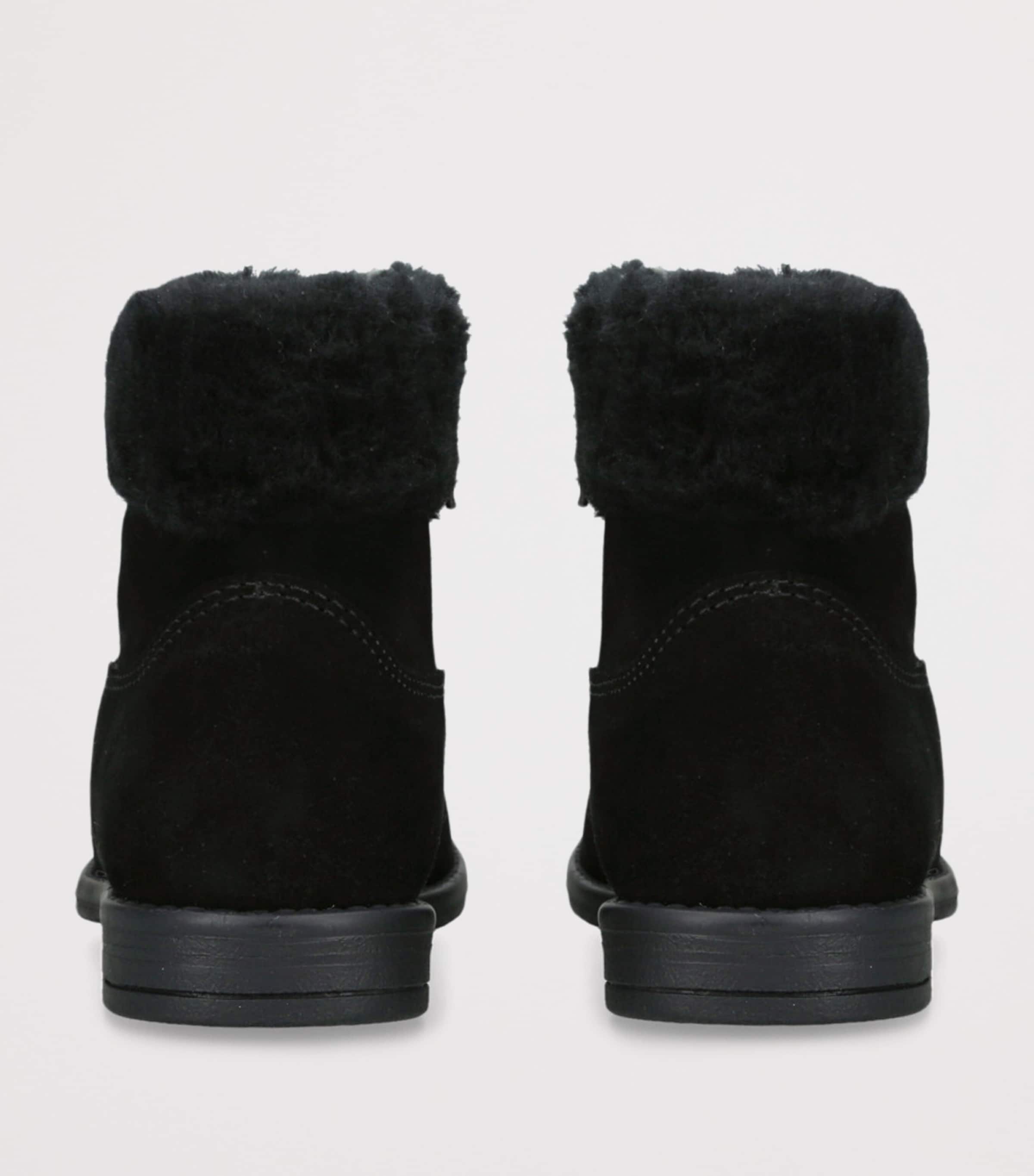 Suede Matilda Ankle Boots BLACK Image 2