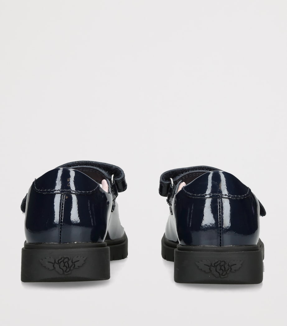 Lelli Kelly Patent Leather Jolie School Shoes Navy Image 4