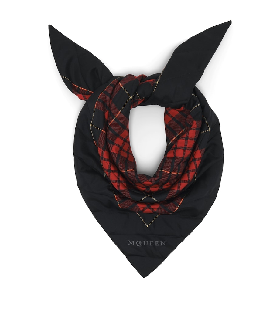 Silk Tartan Triangle Scarf 1074 Image 1