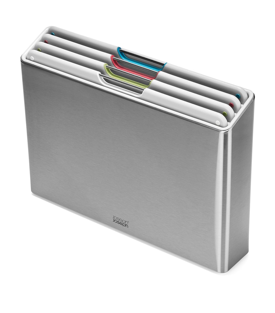 Folio Steel 4-Piece Chopping Board Set LIGHT STONE Image 1