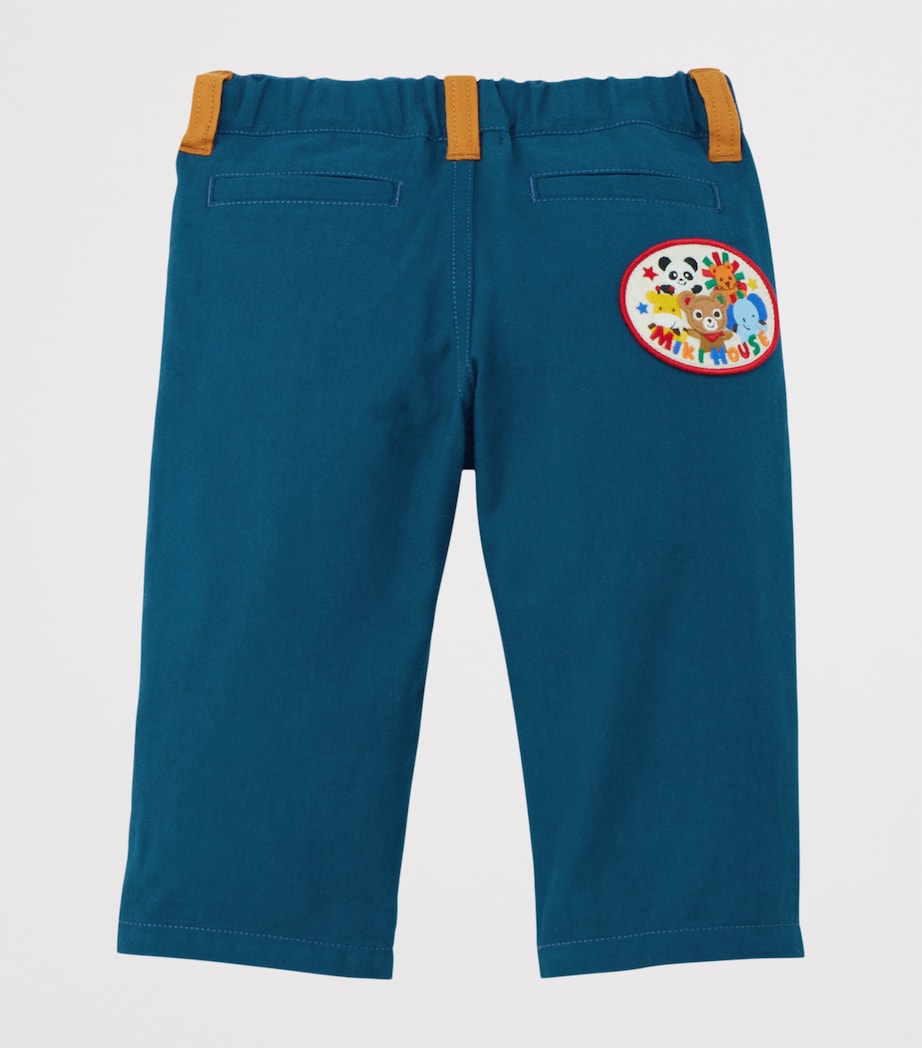 Cotton Animal Appliqué Trousers (2-7 Years) 15 Image 6
