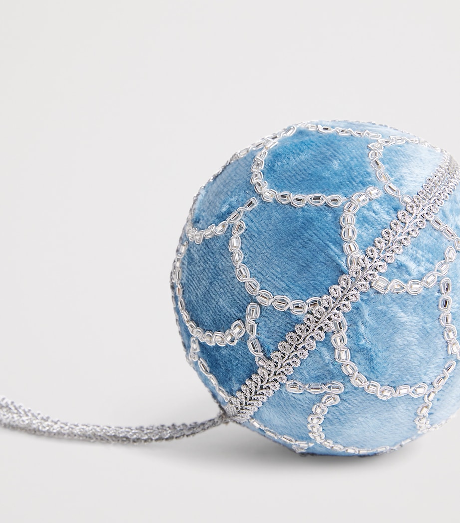 Embellished Bauble BLUE Image 2