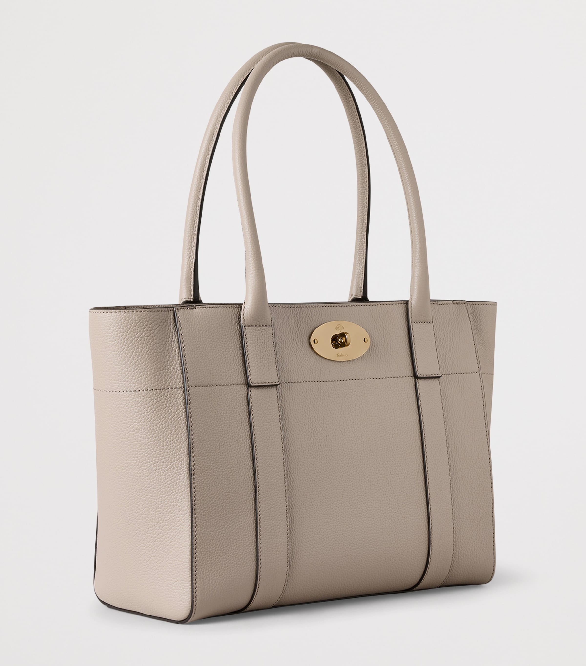 Mulberry Leather Bayswater 9 to 5 Tote Bag Cashmere Taupe Image 3