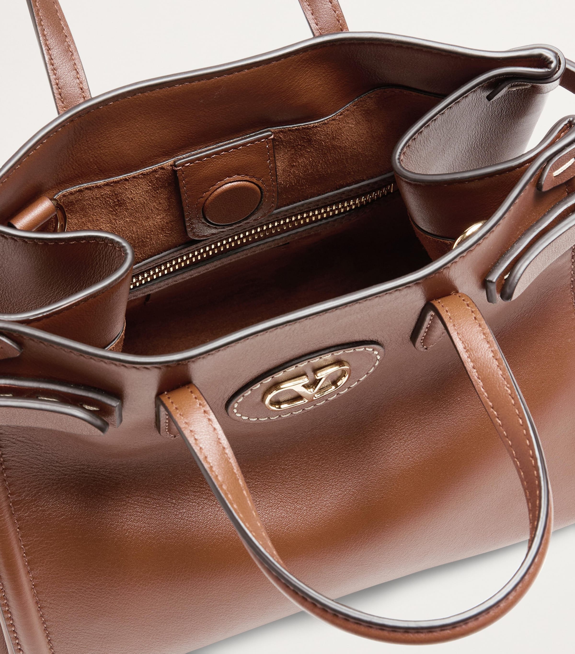 Small Leather Antibes Top-Handle Bag N58 Image 3