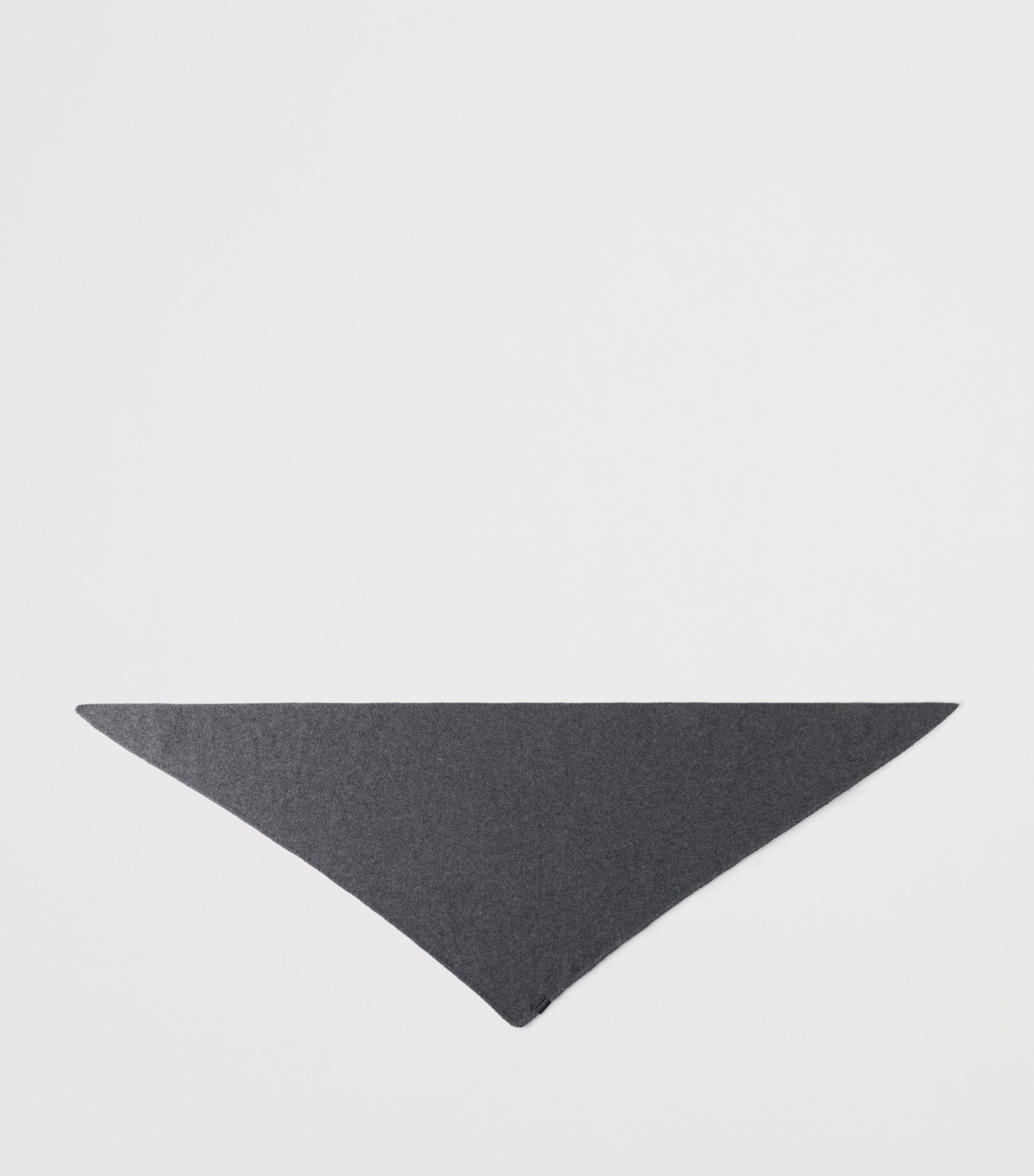 Prada Cashmere Triangular Shawl Grey Image 2