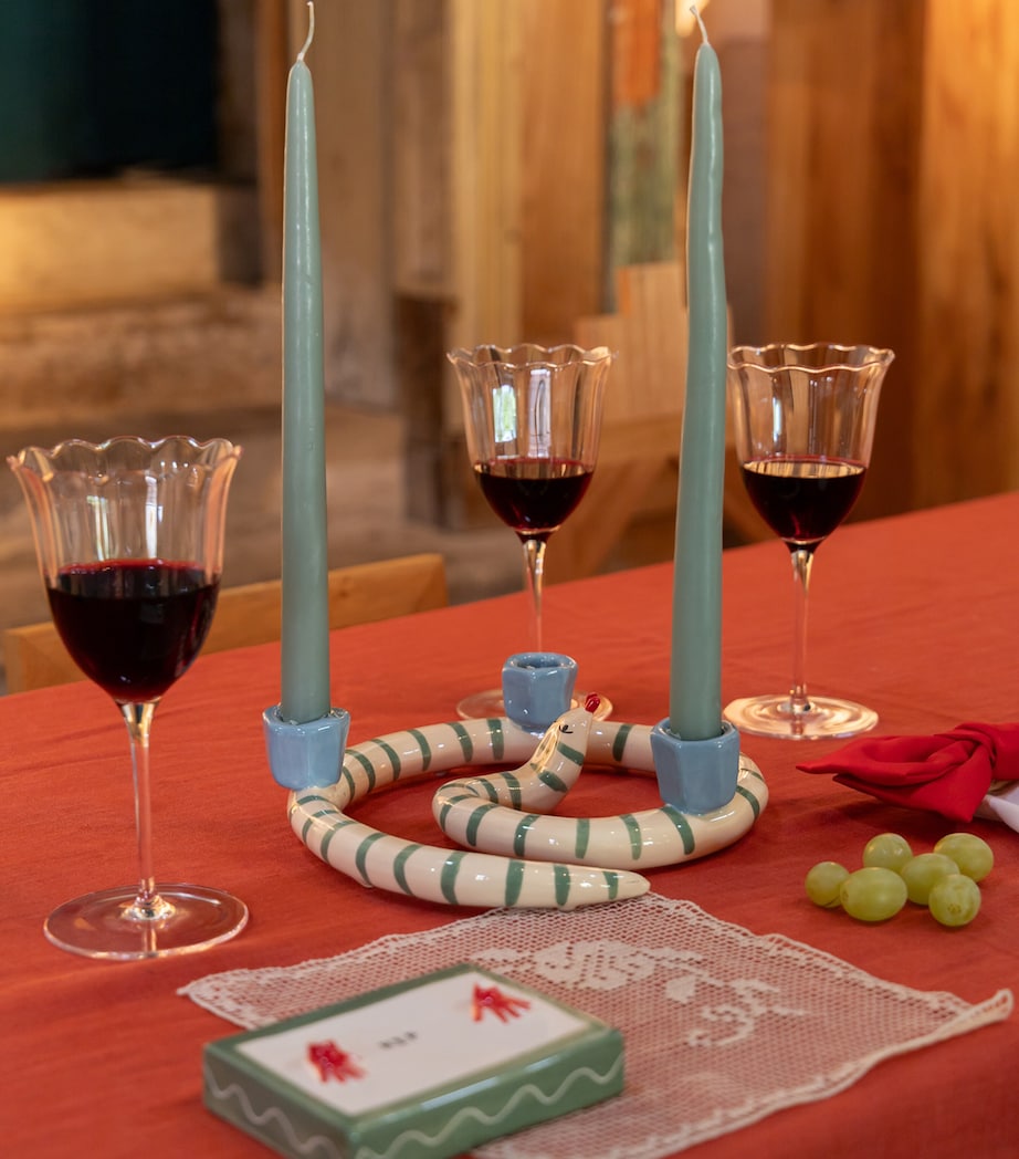 Sneaky Stripe Candle Holder MULTI Image 2