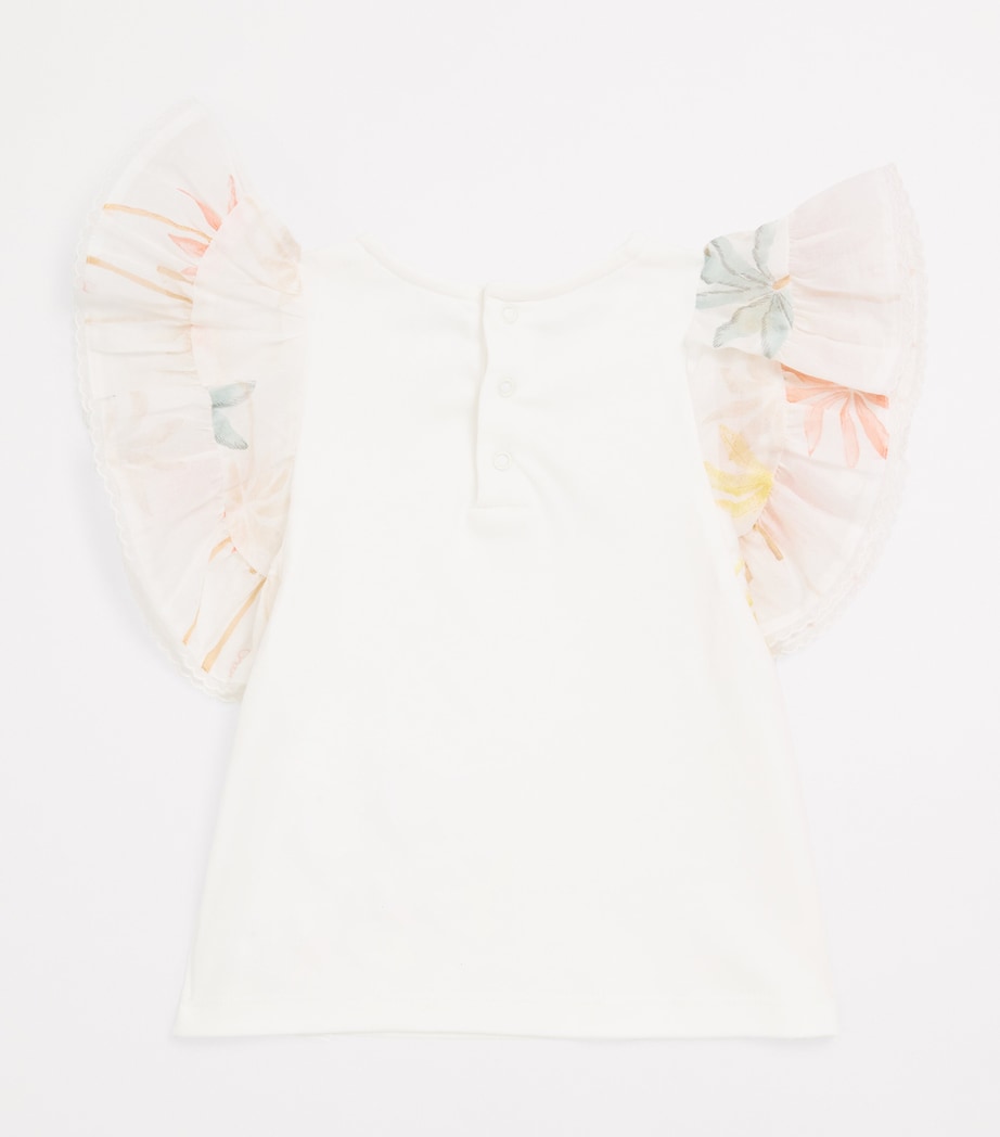 Cotton Ruffle-Trim Blouse (6-18 Months) 117 OFFWHITE Image 2