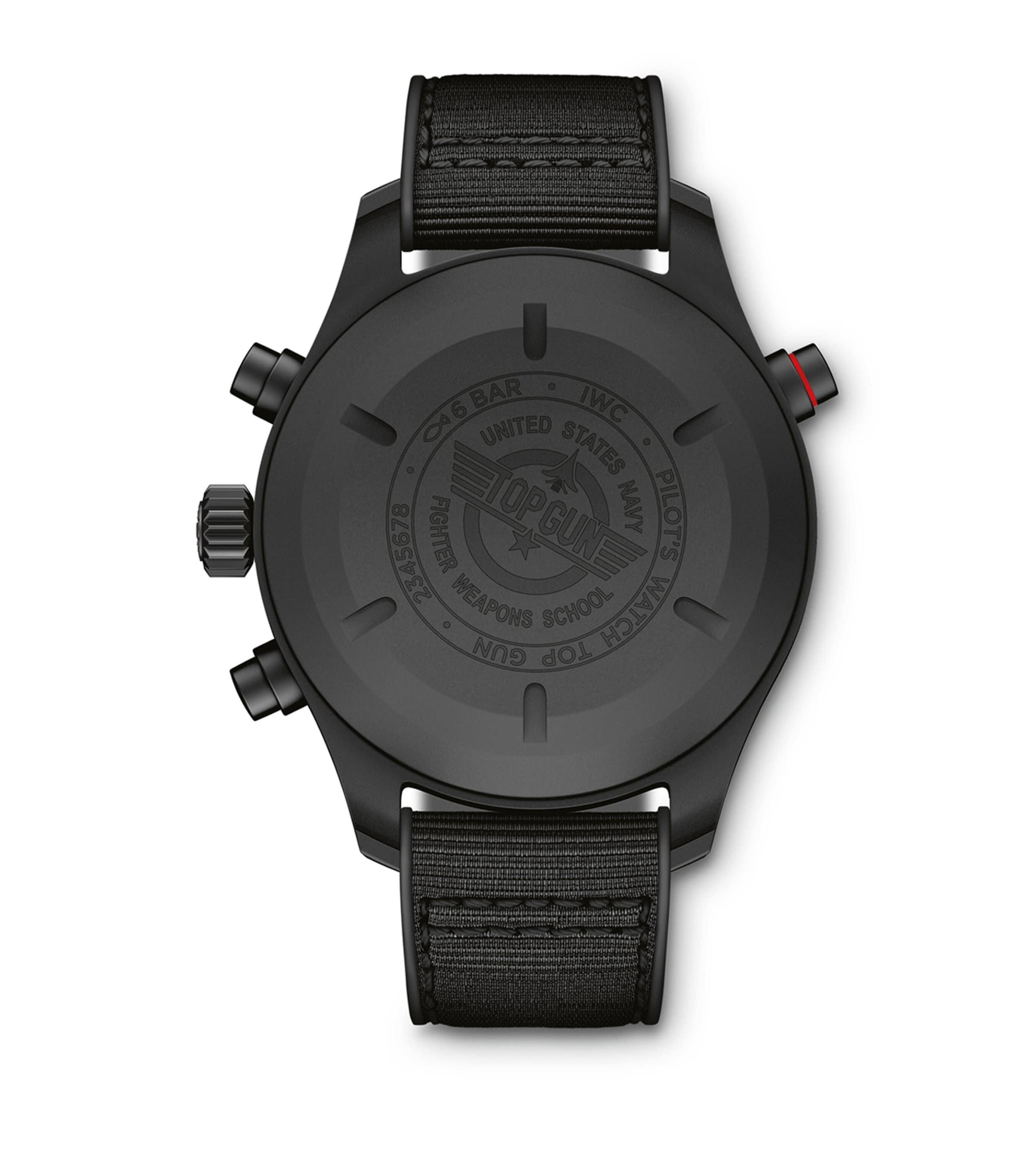 x Top Gun Ceratanium Double Chronograph Pilot’s Watch BLACK Image 3