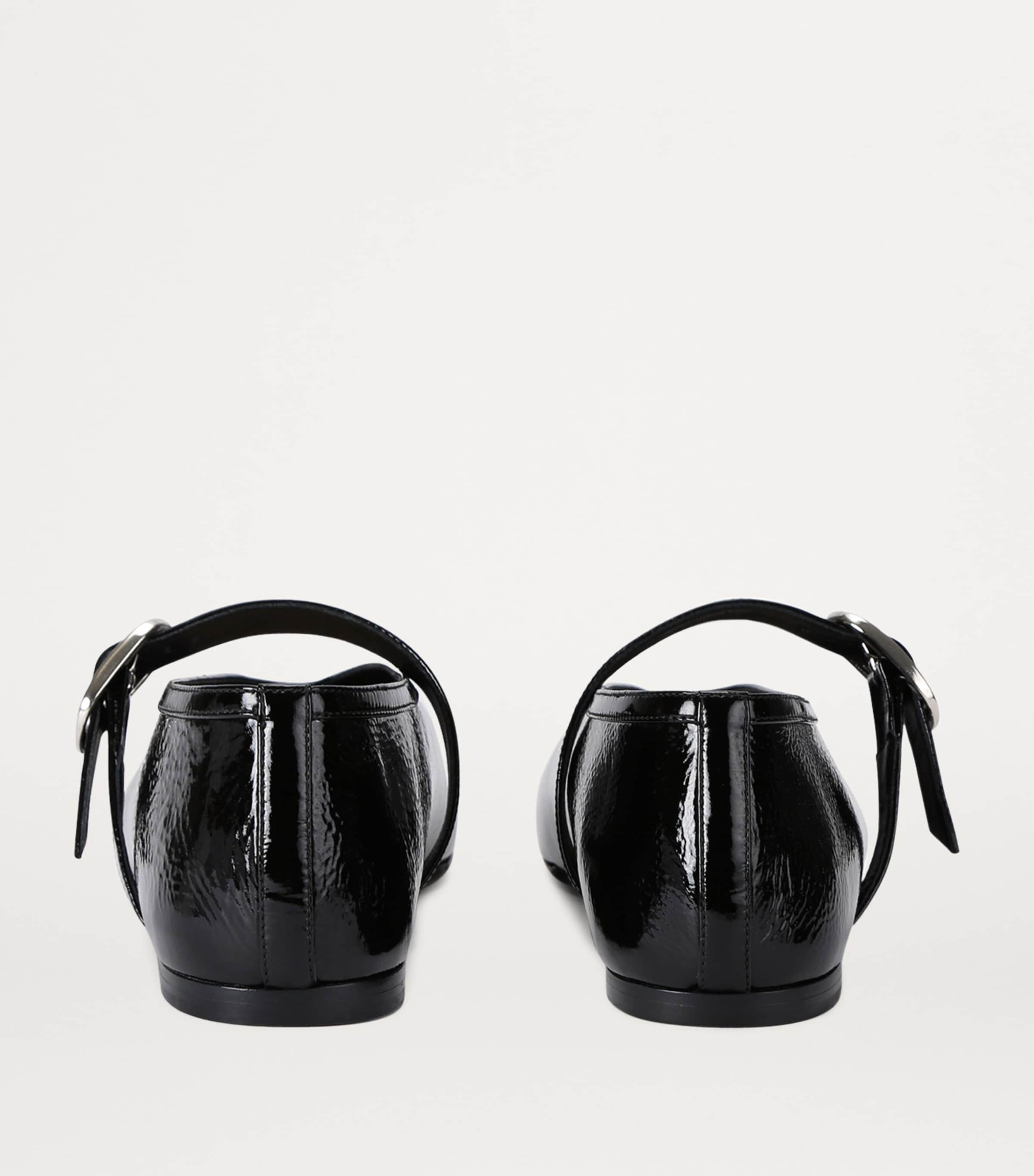 Patent Leather Stella Flats BLACK Image 3