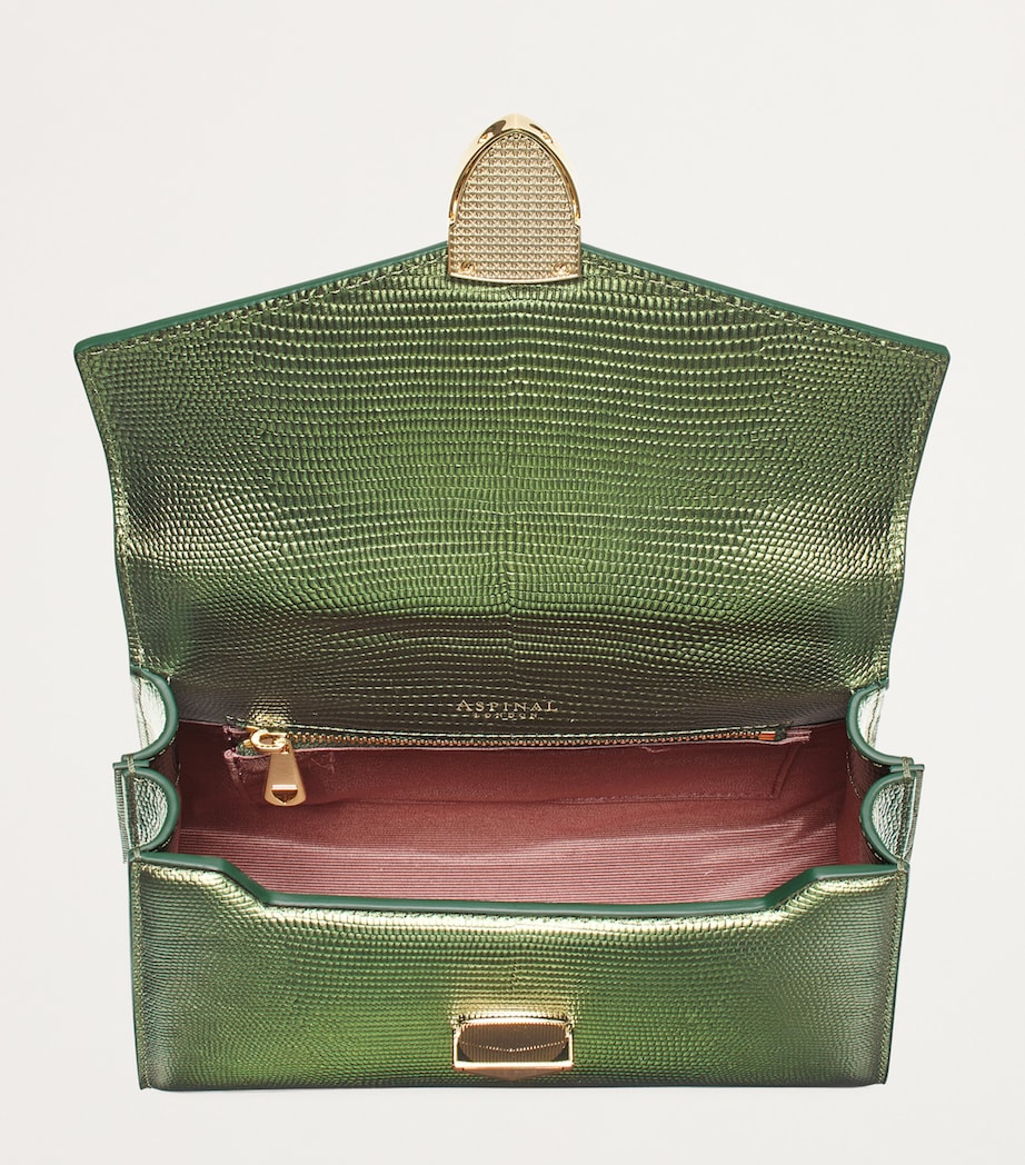 Midi Mayfair 2 Top-Handle Bag GREEN METALLIC Image 5