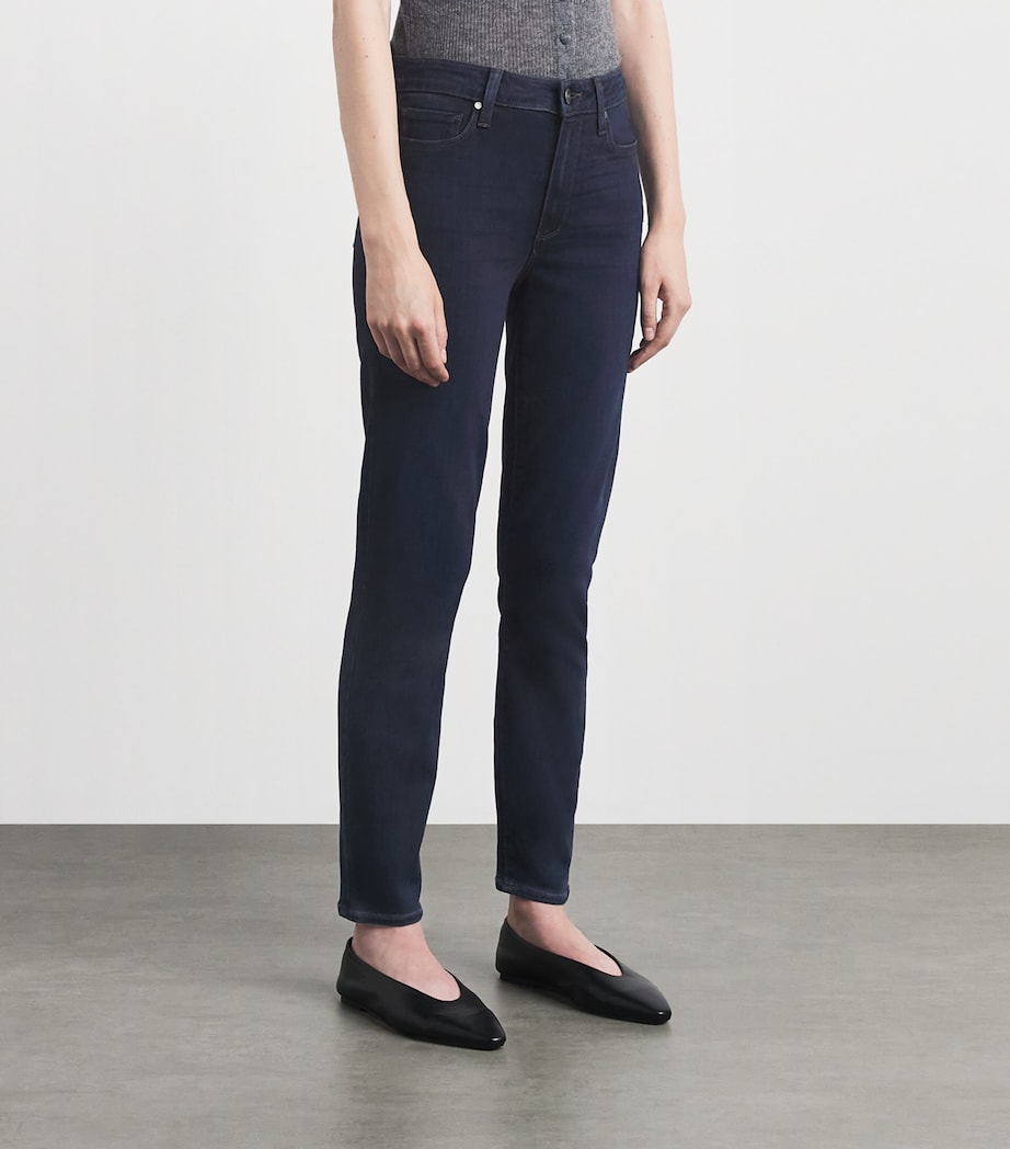 PAIGE Womens Hoxton Slim Jeans Mona Image 4