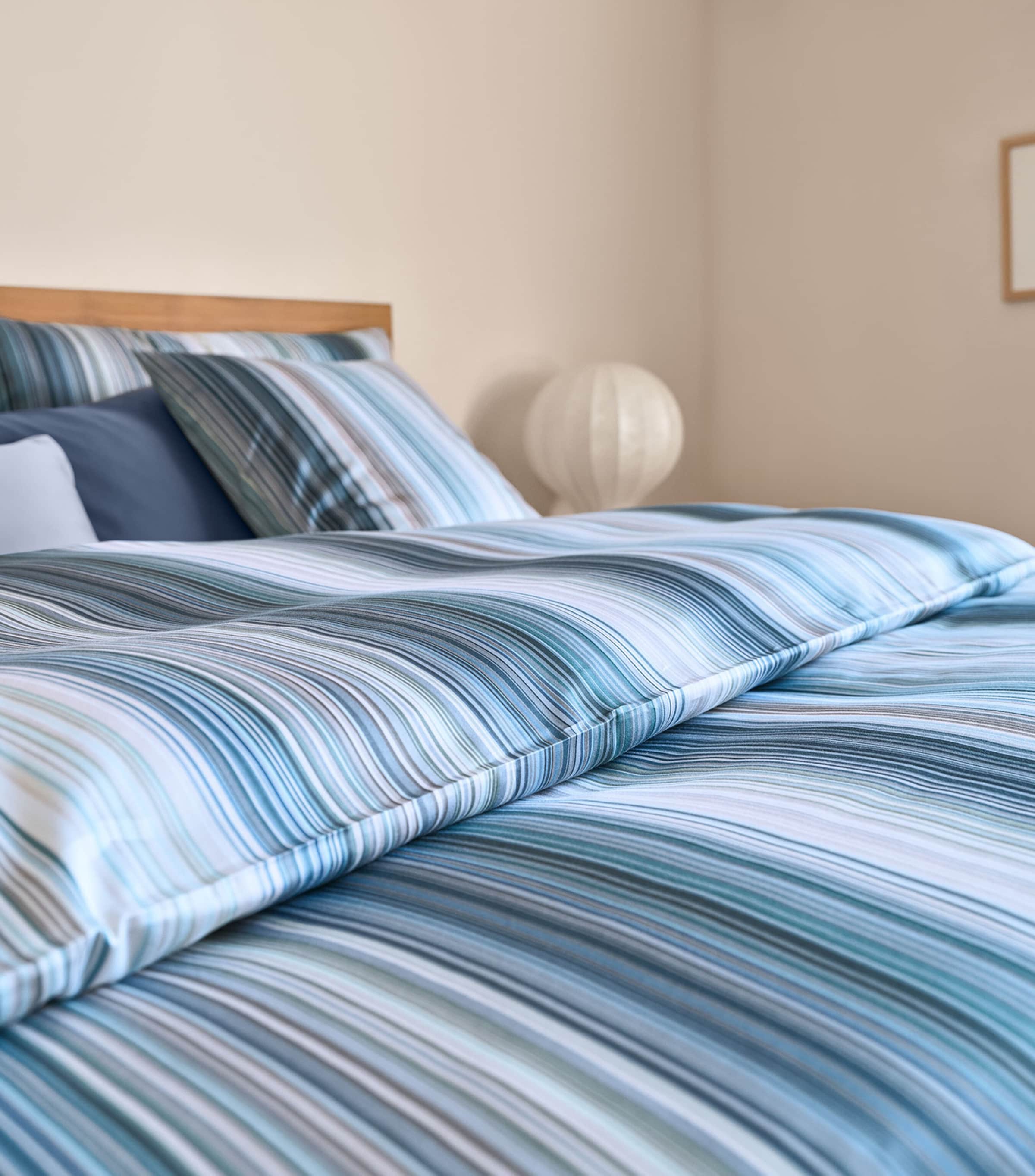 Schlossberg Cotton Stripe Loris King Oxford Pillowcase (50cm x 90cm) Image 2