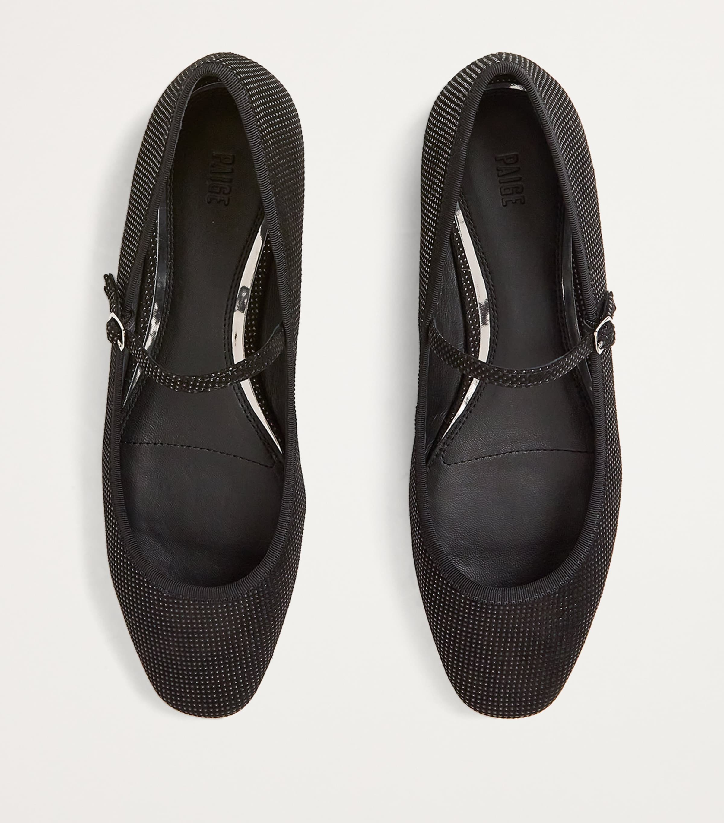 Embellished Jolie Ballet Flats BLACK Image 3