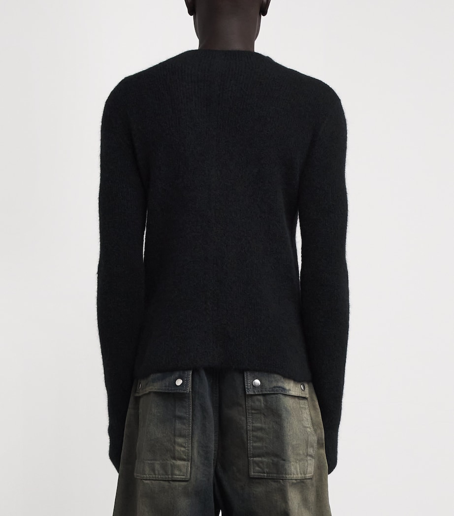 Alpaca-Blend Headon Sweater BLACK Image 4
