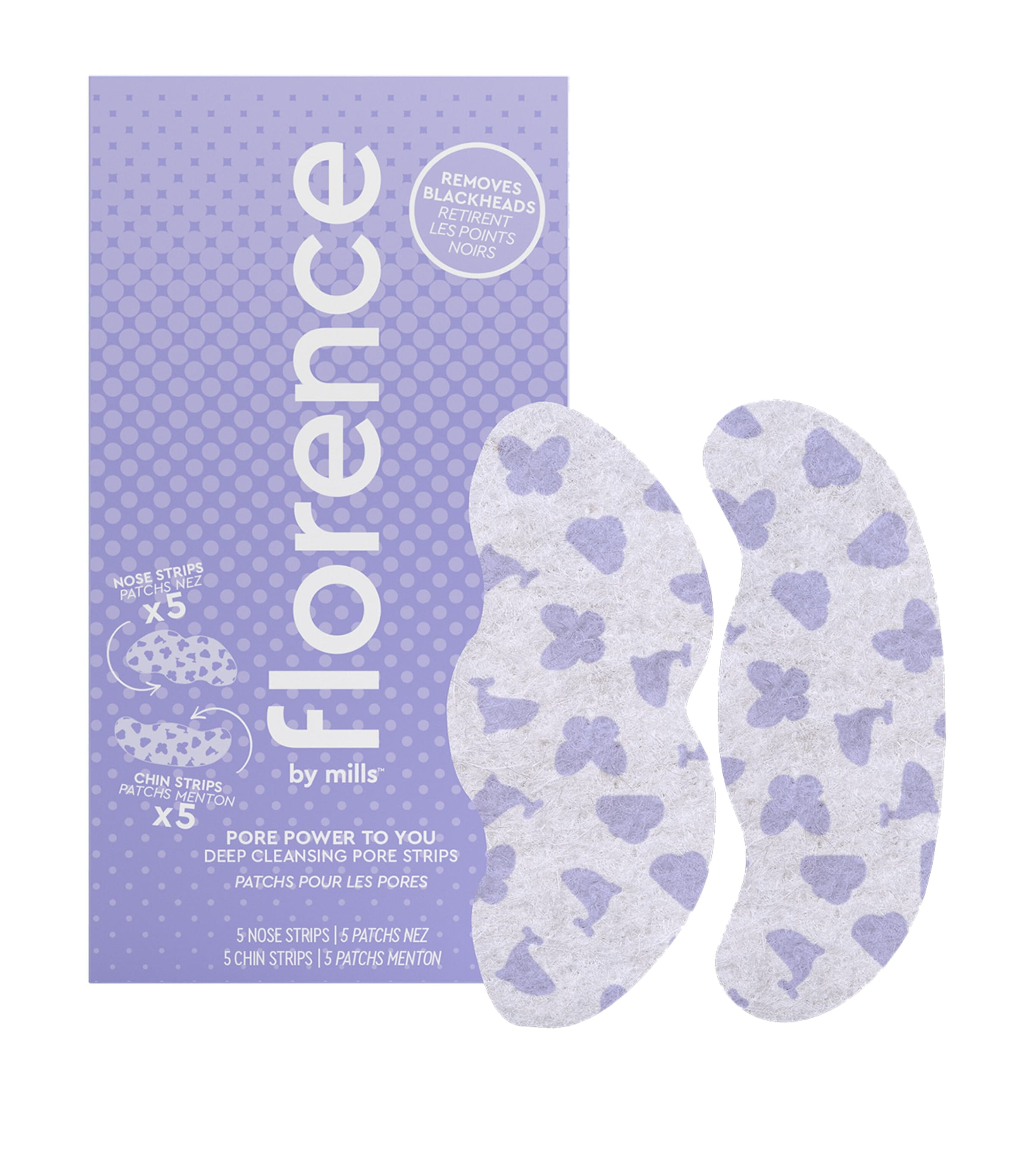 Florence By Mills Pore Power To You Deep Cleansing Pore Strips (Set of 10) | Skincare | Face Masks | Sheet Masks | Designers | Florence by Mills