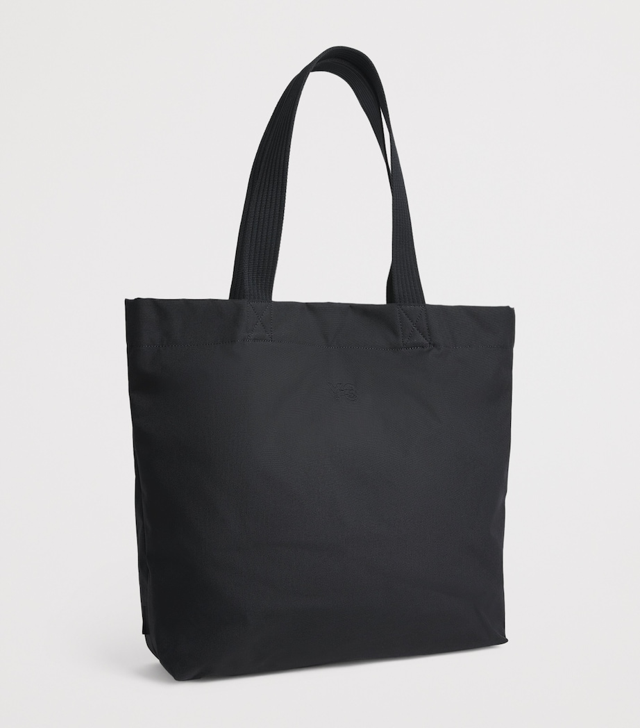 x adidas Y-3 Canvas Kuro Tote Bag BLACK Image 3