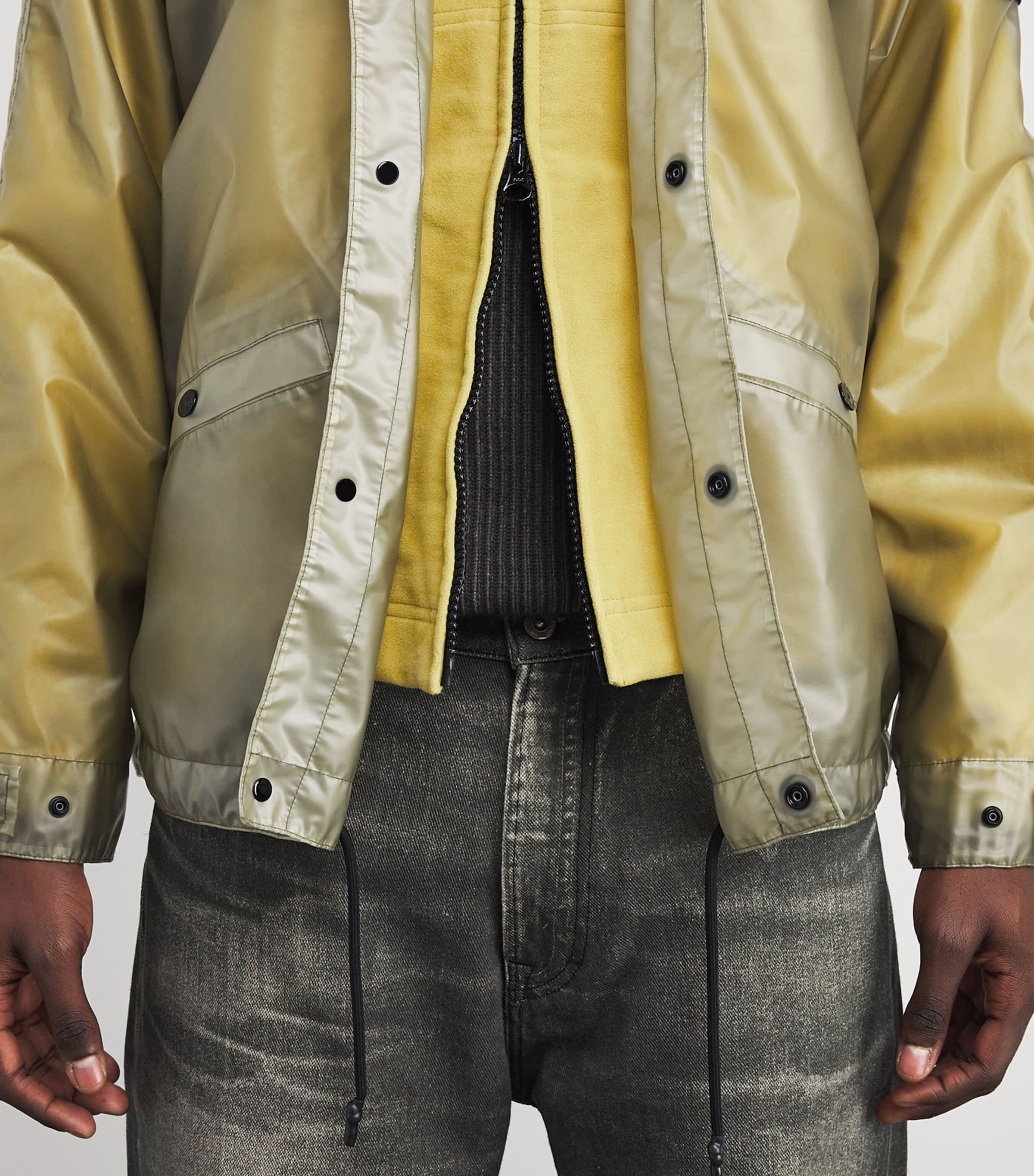 Translucent Wind-Resistant Parka V005D Image 8