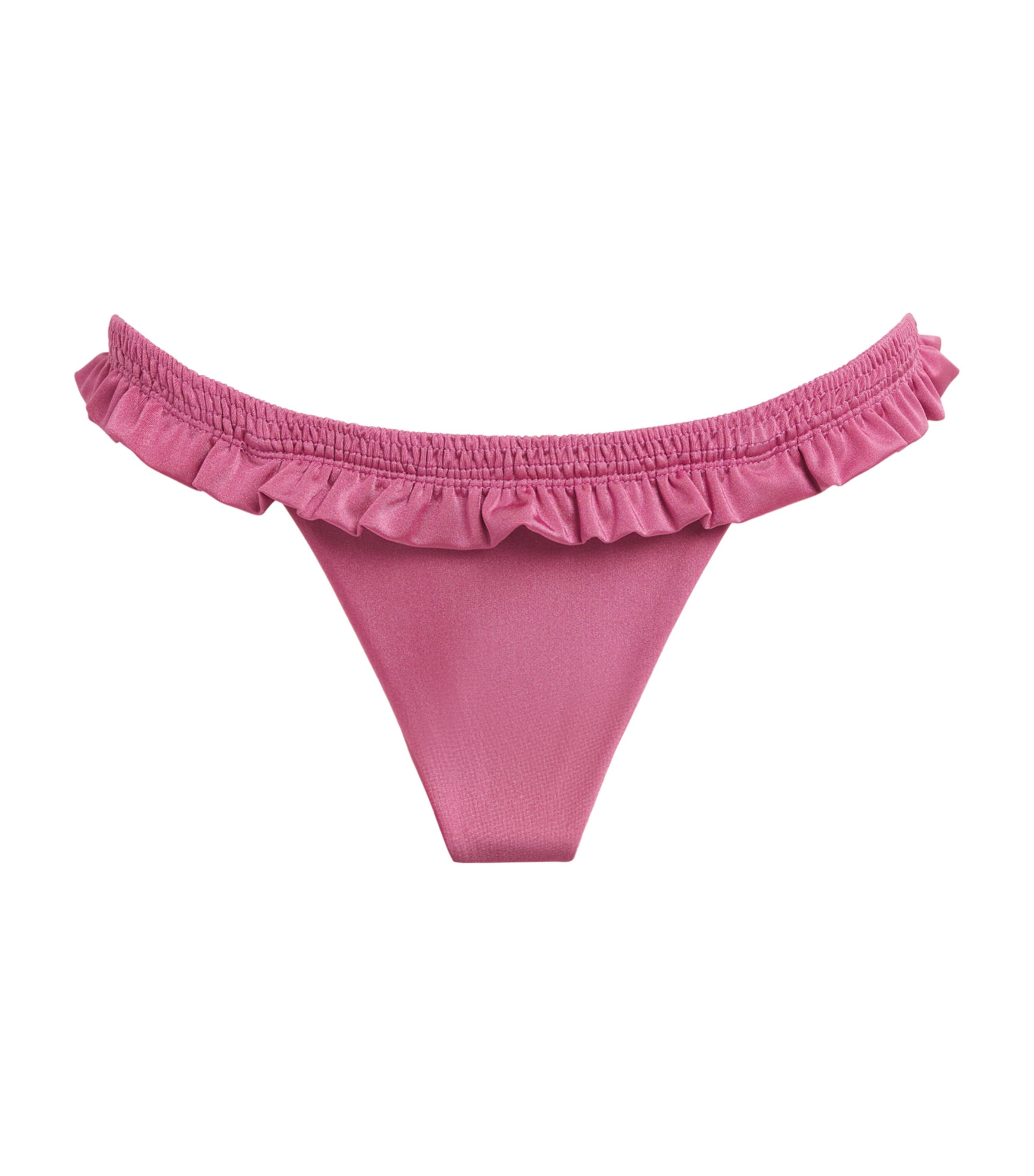 Faithfull The Brand Womens Alma Bikini Bottoms Cerise Image 1