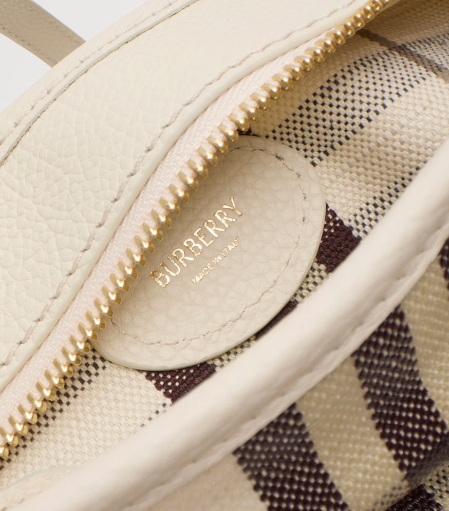 Small Canvas Highlands Shoulder Bag LIGHT BEIGE Image 5