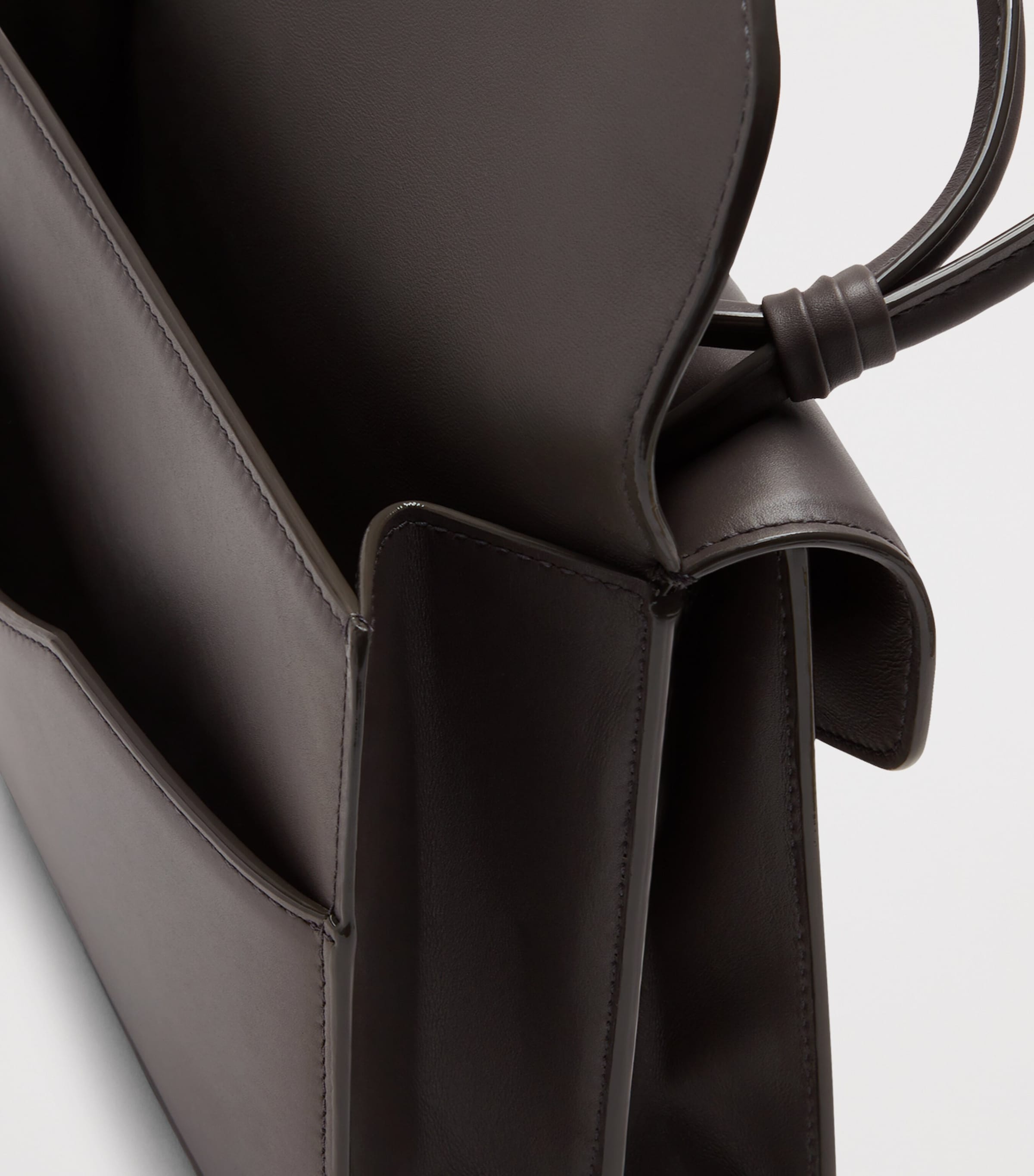 Leather Nodo Piano Top-Handle Bag 2190 Image 6