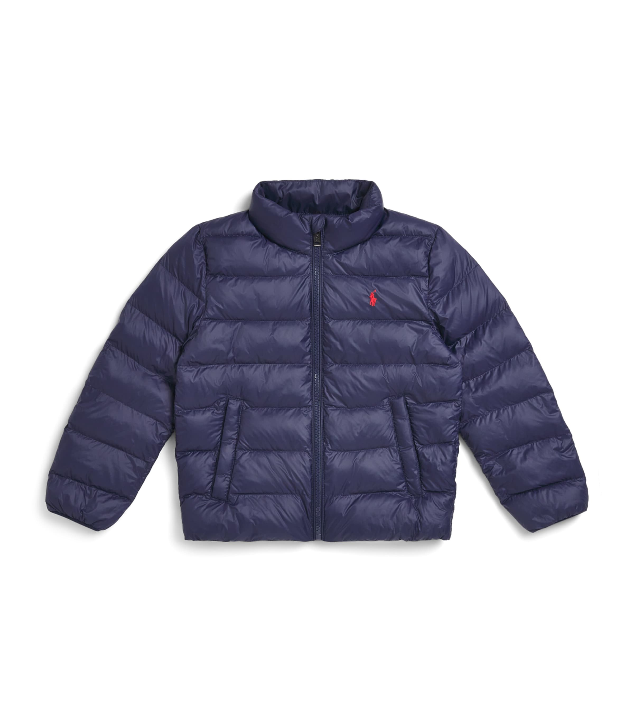 Ralph Lauren Kids Polo Pony Puffer Jacket (2-7 Years) Newport Navy Image 1