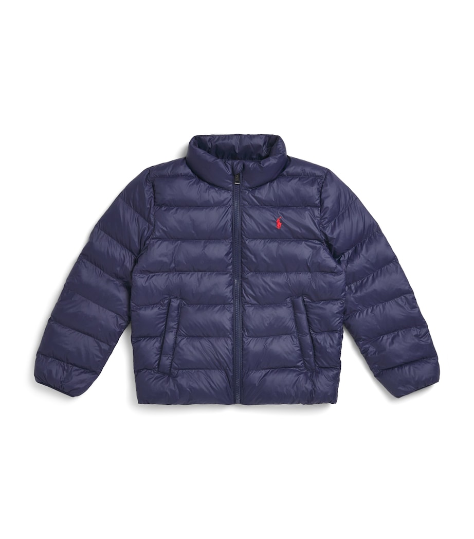 Ralph Lauren Kids Polo Pony Puffer Jacket (2-7 Years) Newport Navy Image 1