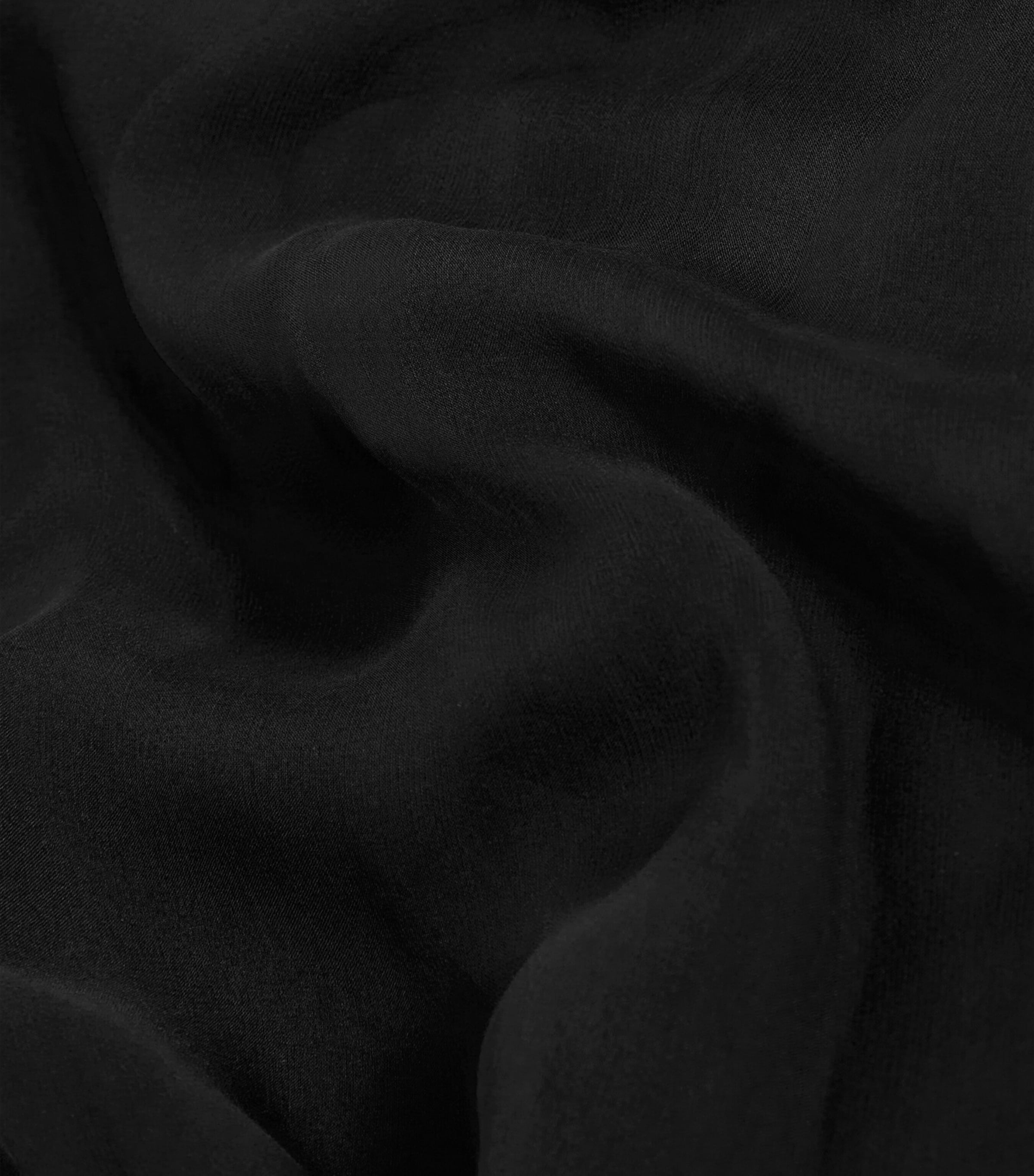 Silk Scarf BLACK Image 3
