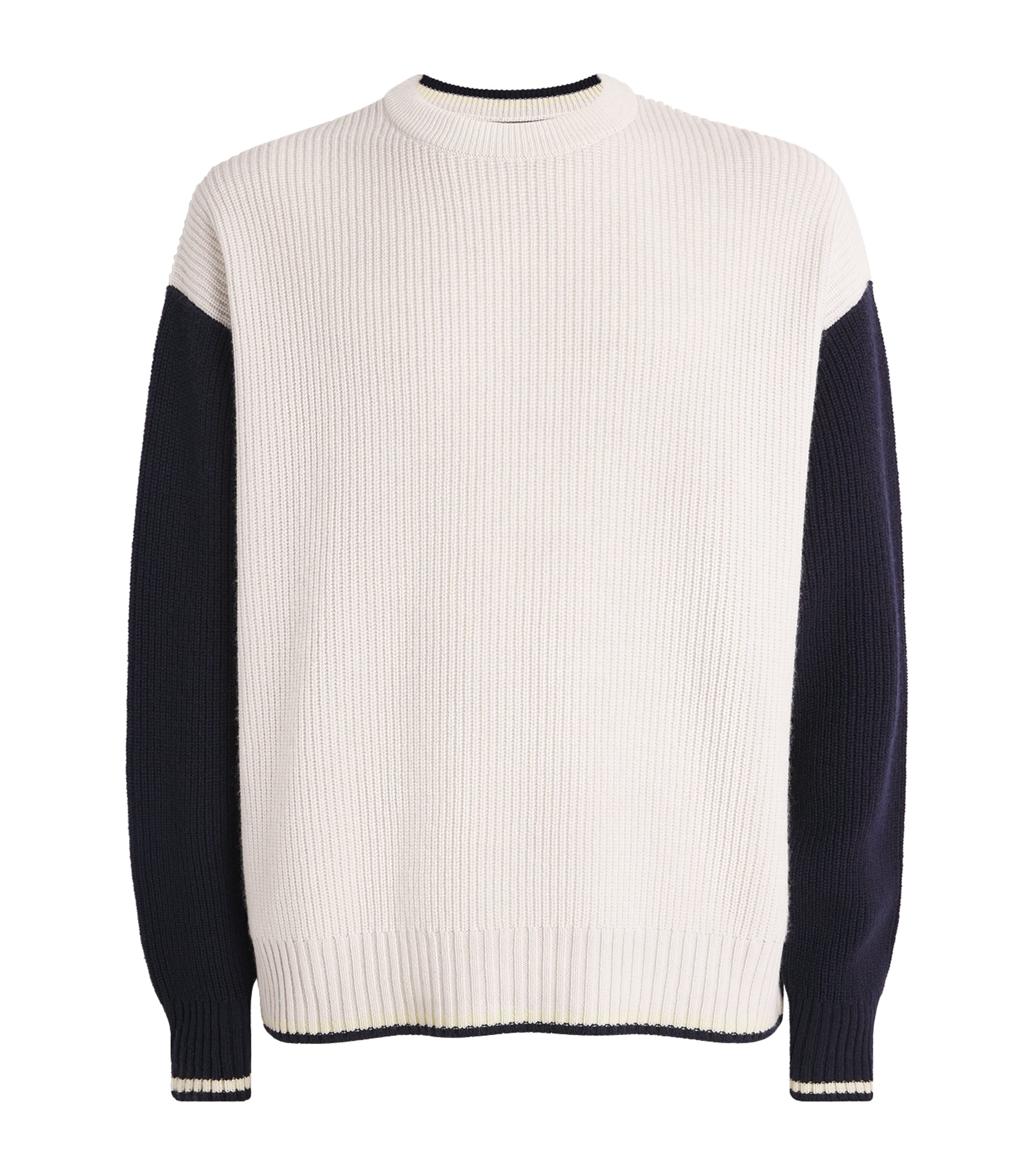 Johnstons Of Elgin Cashmere Colour-block Sweater