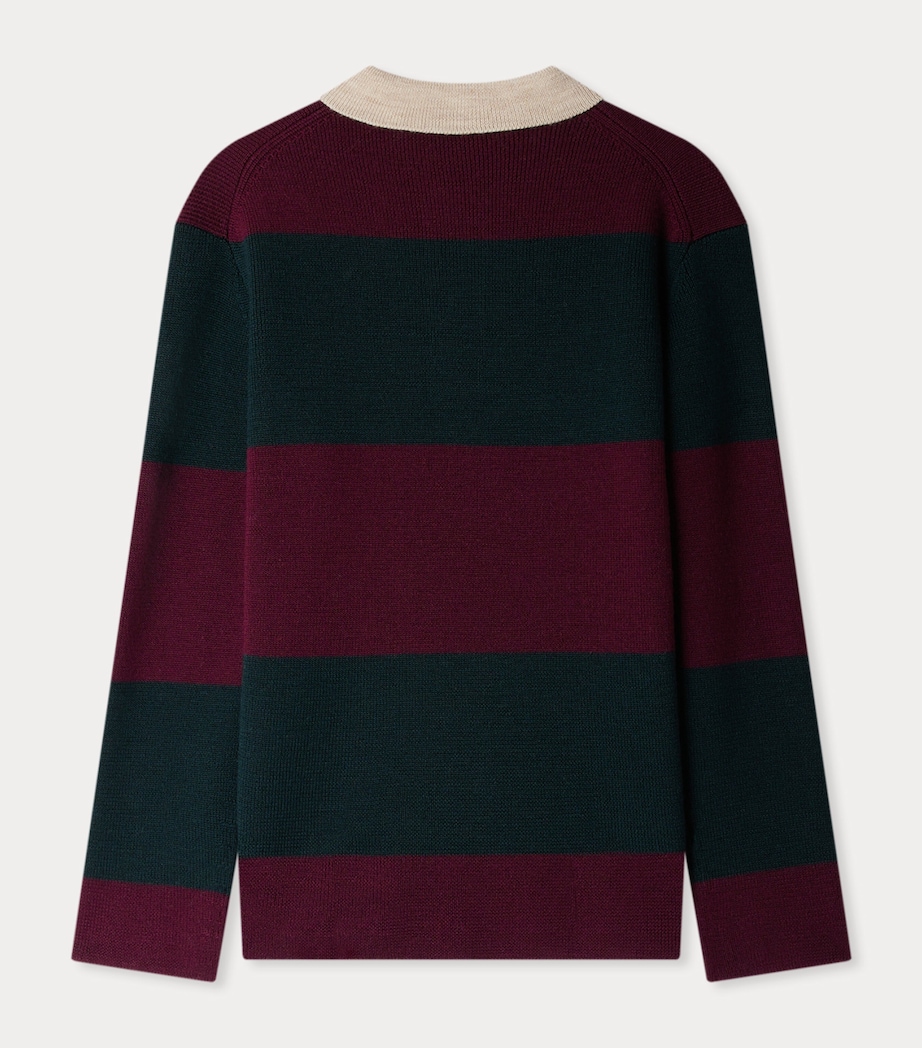 Wool Sweater (4-8 Years) RA BORDEAUX Image 2