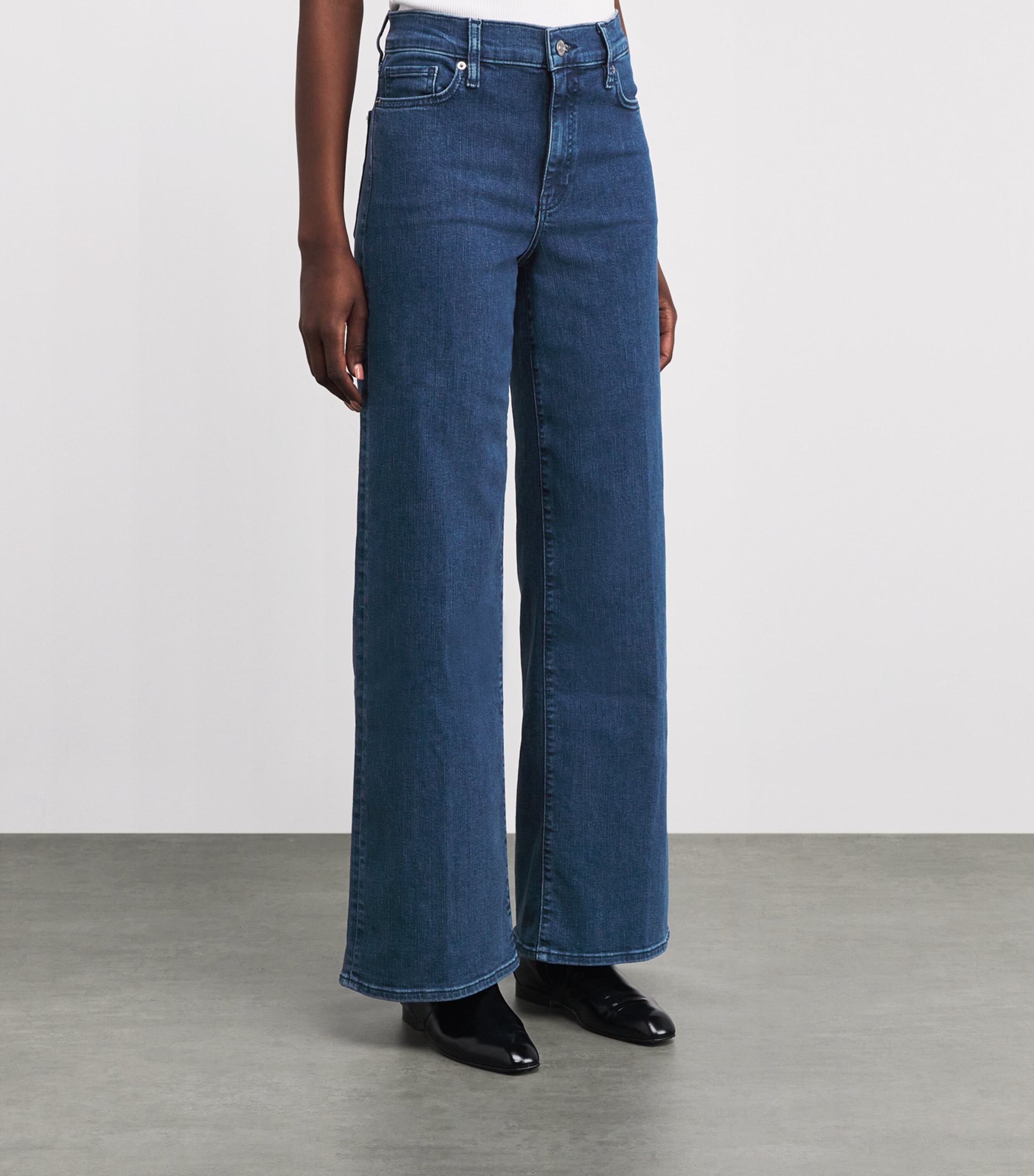 Le Slim Palazzo Bootcut Jeans LONR LONER Image 3