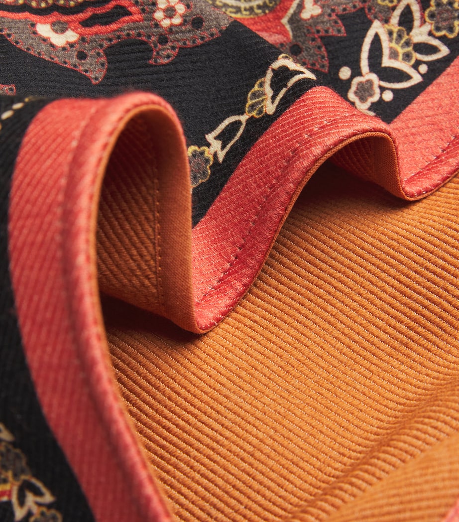 Wool-Blend Paisley Cape S9810 Image 5