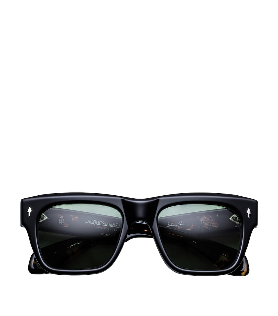 Johnny Cash Rectangular Sunglasses 9A-NOIR 9 Image 1