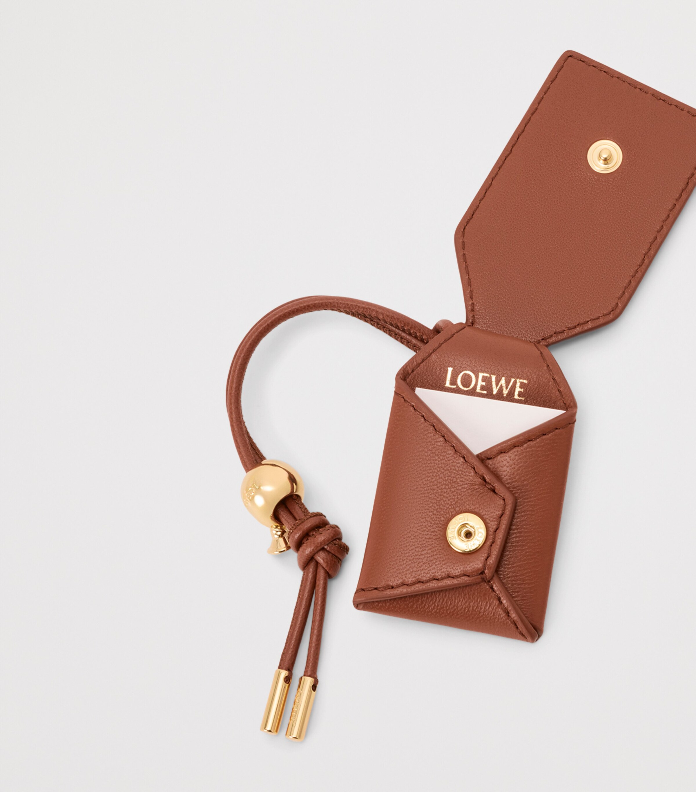 LOEWE Womens Medium Leather Featherlight Puzzle Top-Handle Bag Pecan Image 12