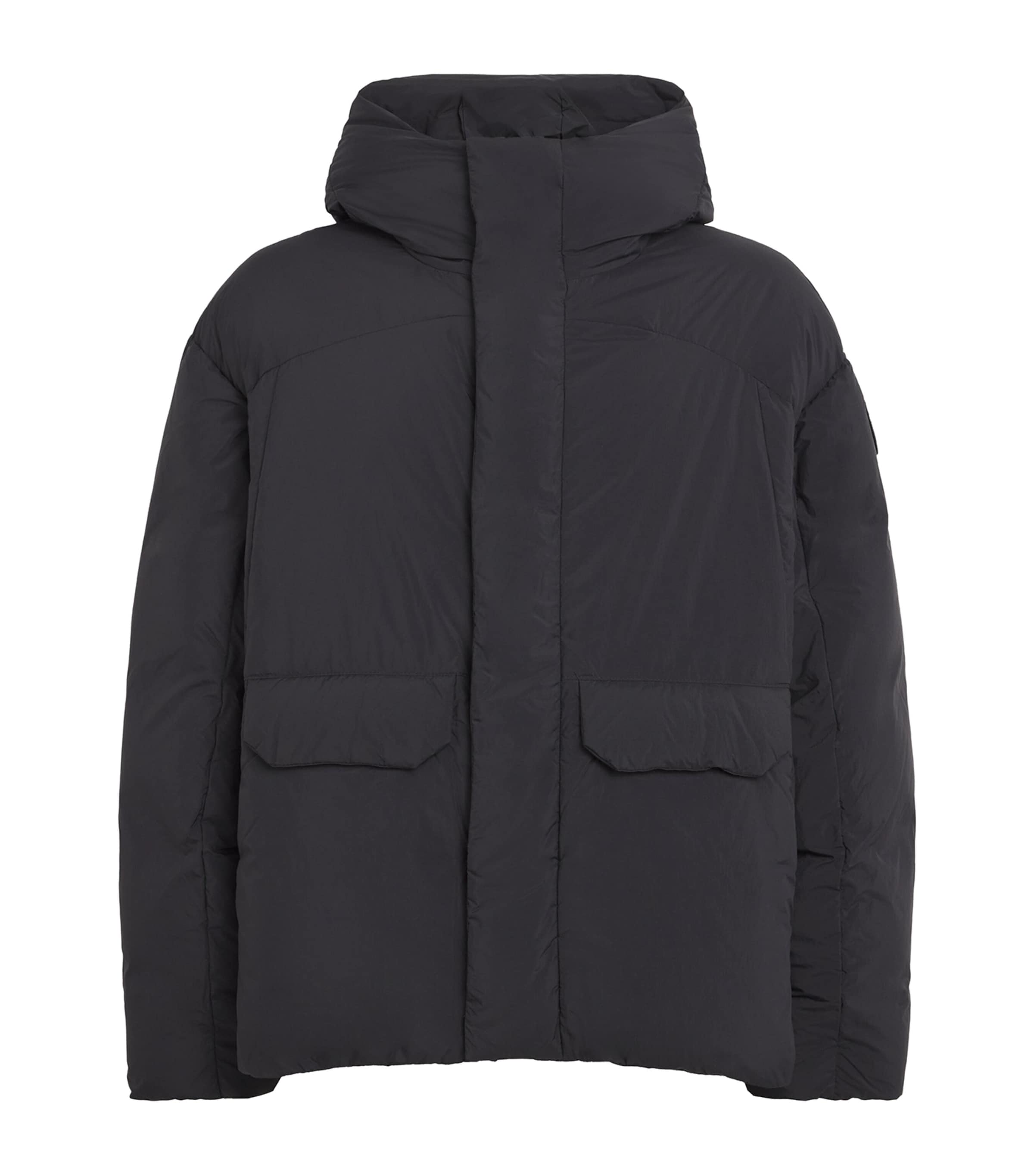 Canada Goose Down Wilu Puffer Jacket In Black