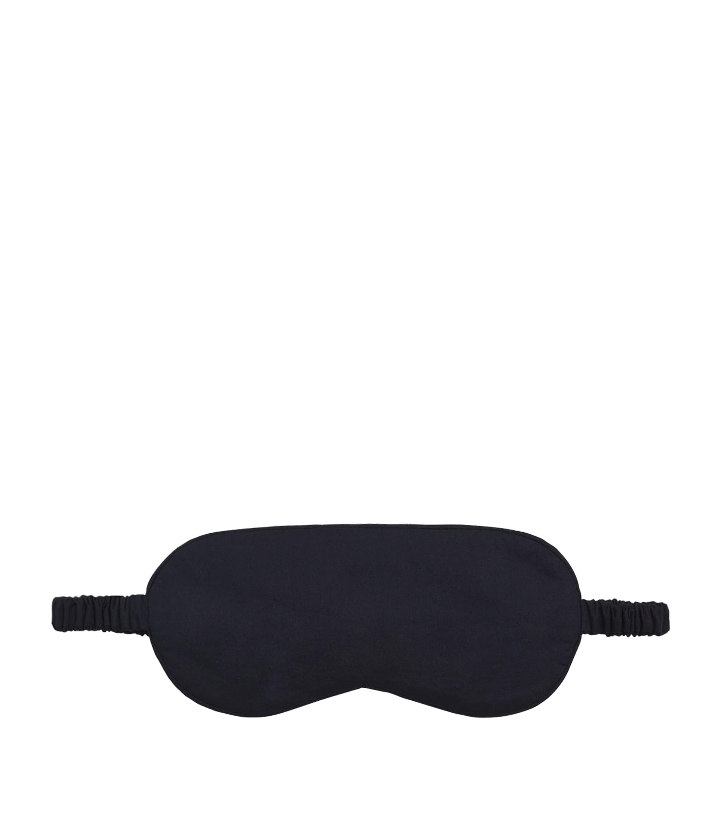Harrods Cotton Sleep Mask In Navy