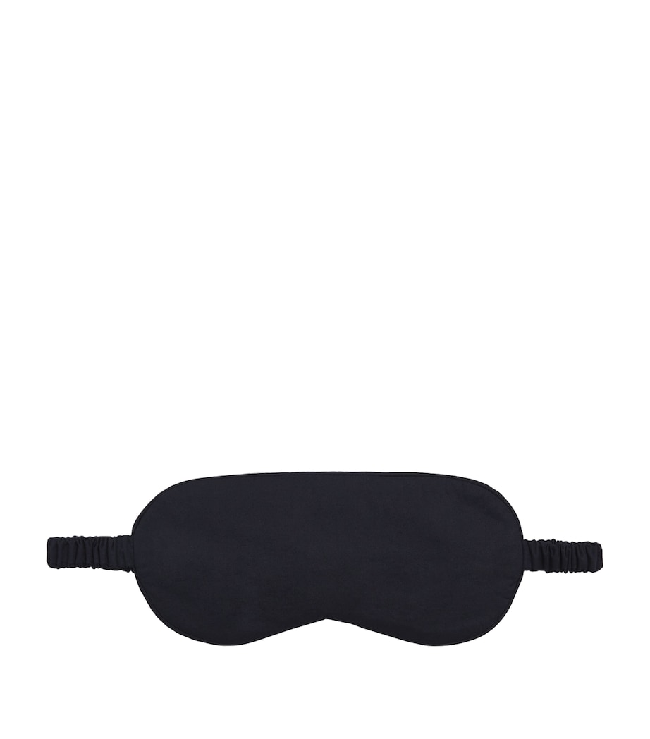 Harrods Womens Cotton Sleep Mask Navy Image 1