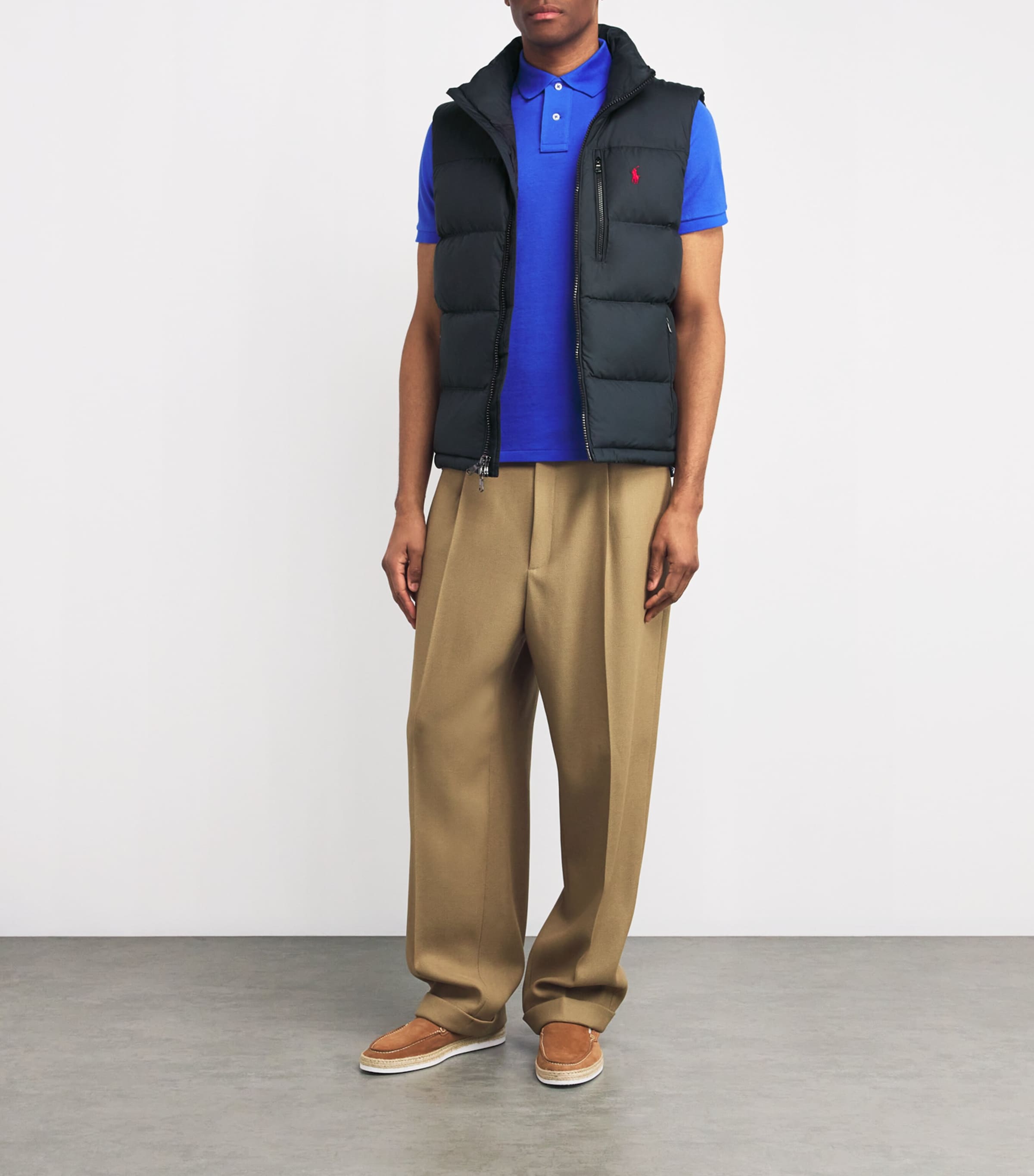 Polo Ralph Lauren Mens Down-Filled Gorham Gilet Black Image 2