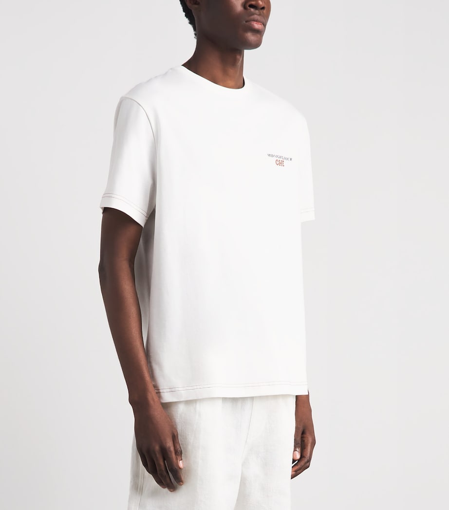 CHÉ Mens x Midnight Hour Jazz Cafe T-Shirt Ivory Image 4