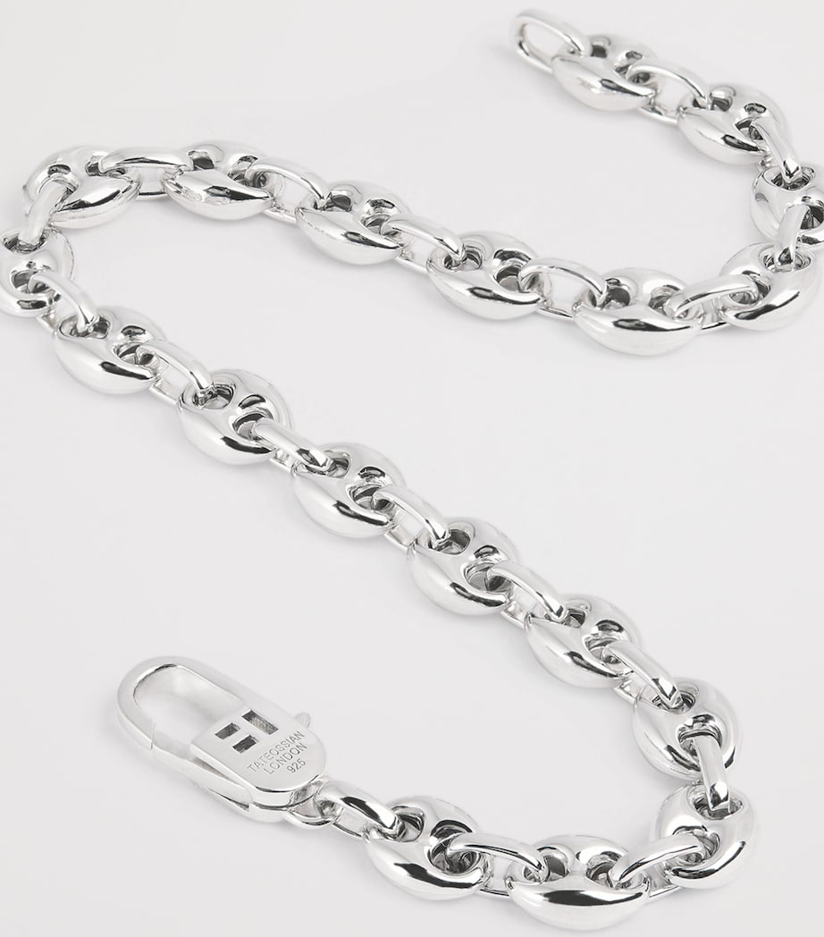 Sterling Silver Marine Link Chain Bracelet SILVER COLOUR Image 4