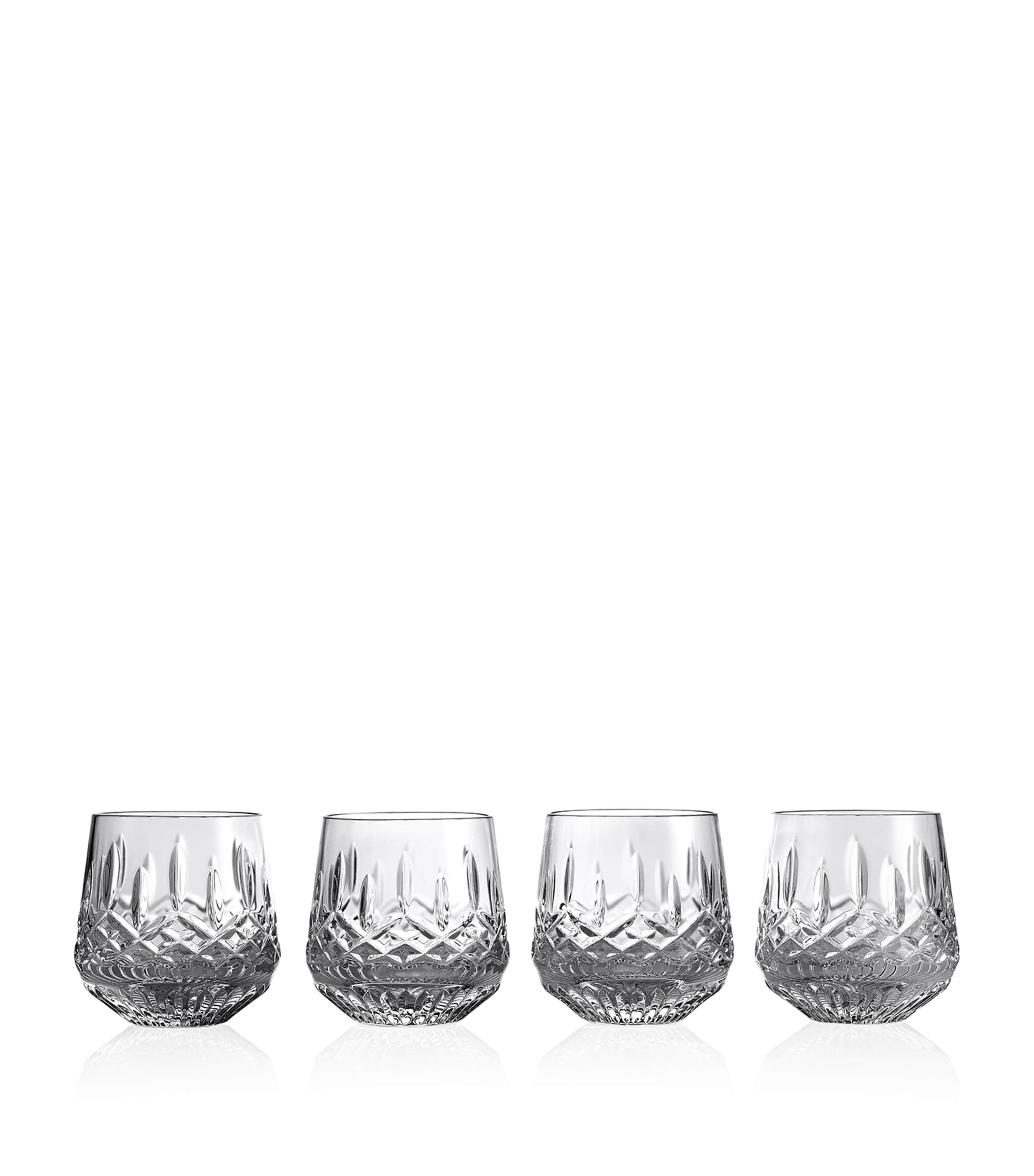 Waterford Set Of 4 Lismore Tumblers