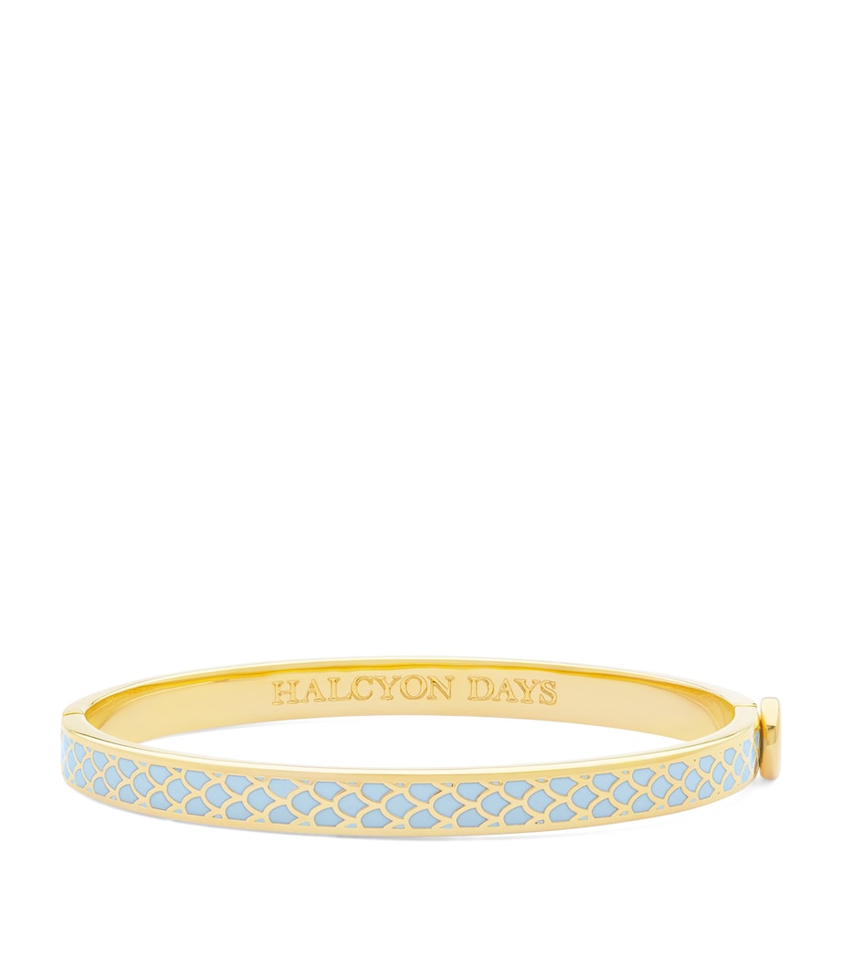 Halcyon Days Gold-Plated Salamander Bangle Forget Me Not/gld Image 1