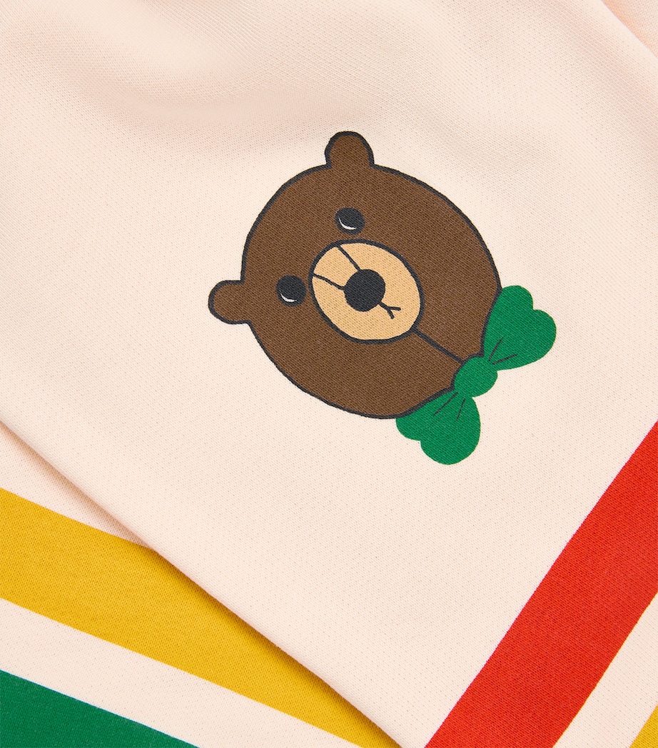 Organic Cotton Bear Sweatpants (3-11 Years) OFF-WHITE Image 3