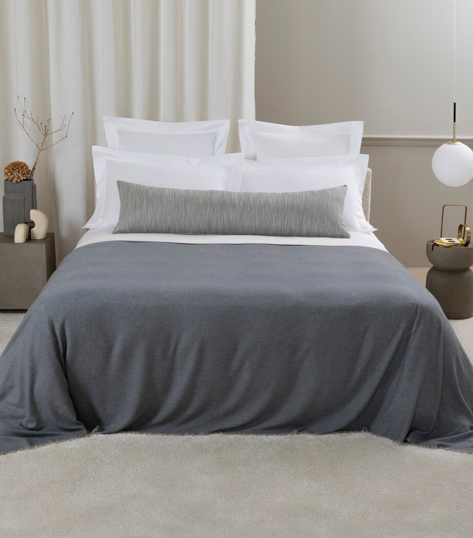 Frette Lounge Decorative Cushion Cover (40cm x 140cm) Warm Grey Image 5
