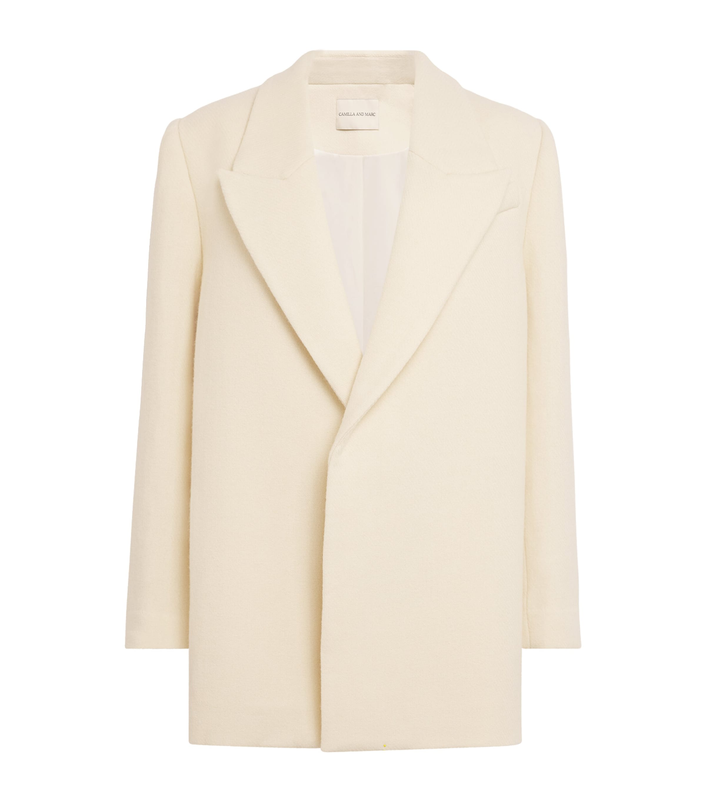Camilla And Marc Wool Atrium Coat In Neutral